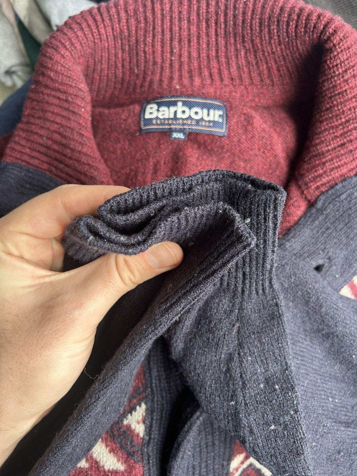 Barbour Barbour Kirk Button Through 100% Wool Sweater Men’s Size XXL Size US XXL / EU 58 / 5 - 10 Thumbnail