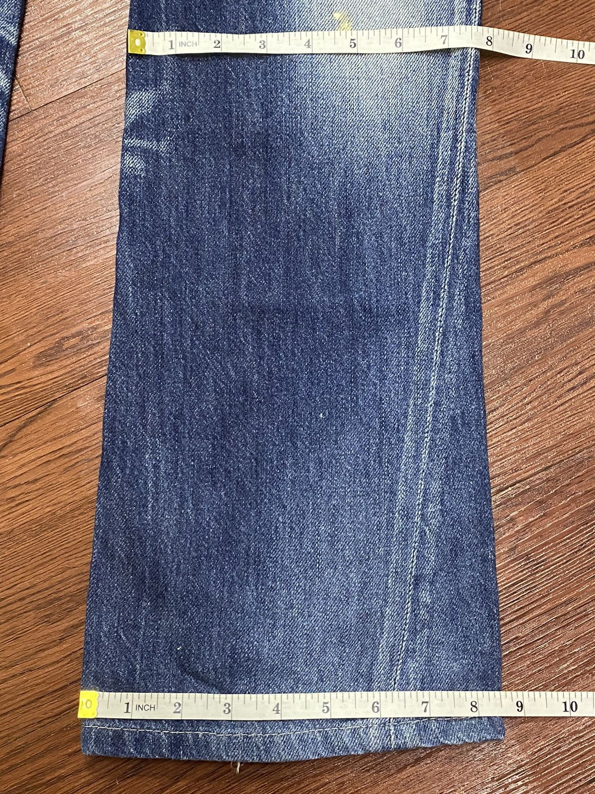 Edwin Vintage Edwin Blue Trip Whisker Flare Jeans Size US 33 - 22 Thumbnail