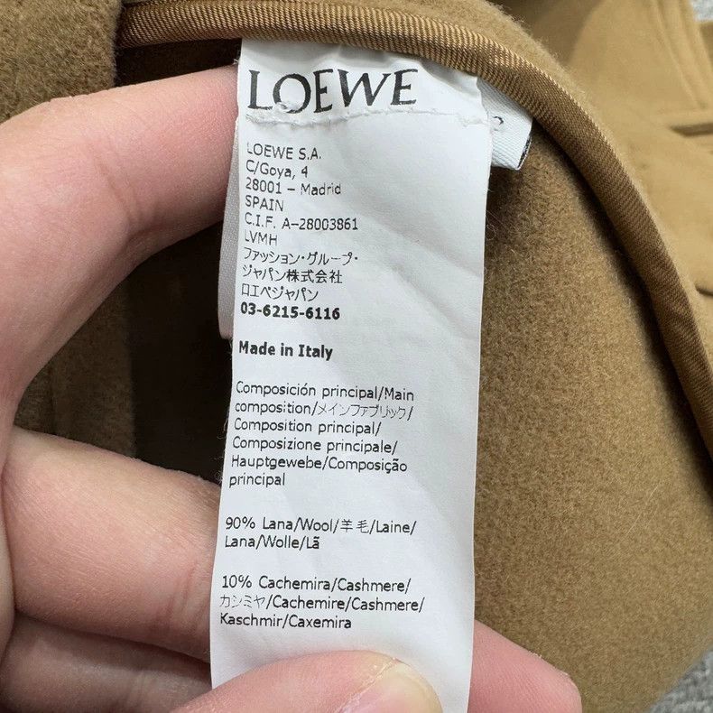 Loewe loewe Solid color wool coat 2506-Nextarrow Size US L / EU 52-54 / 3 - 3 Thumbnail