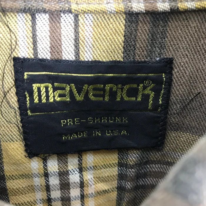 Vintage (SY0265) VTG MAVERICK WESTERN COWBOY FLANNEL SHIRTS Size US M / EU 48-50 / 2 - 5 Thumbnail