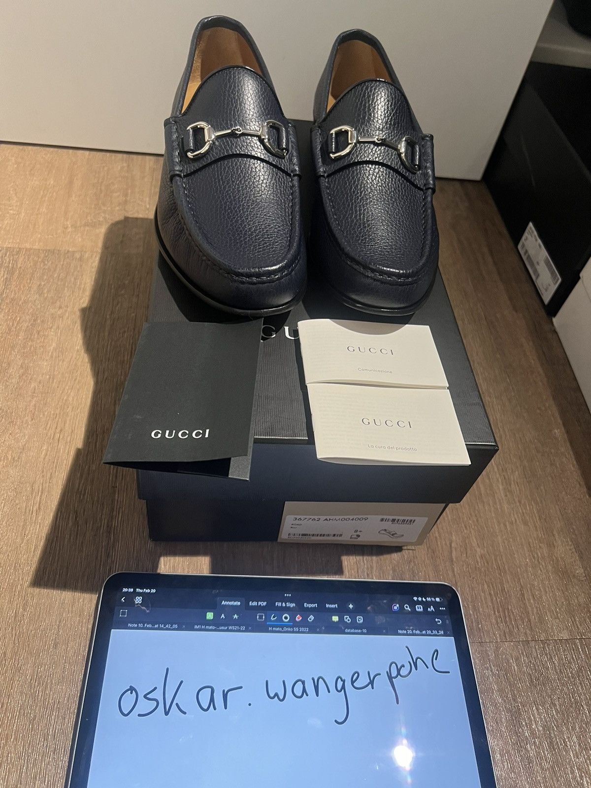 Gucci Gucci 1952 Loafer Navy Size US 8.5 / EU 41-42 - 1 Thumbnail