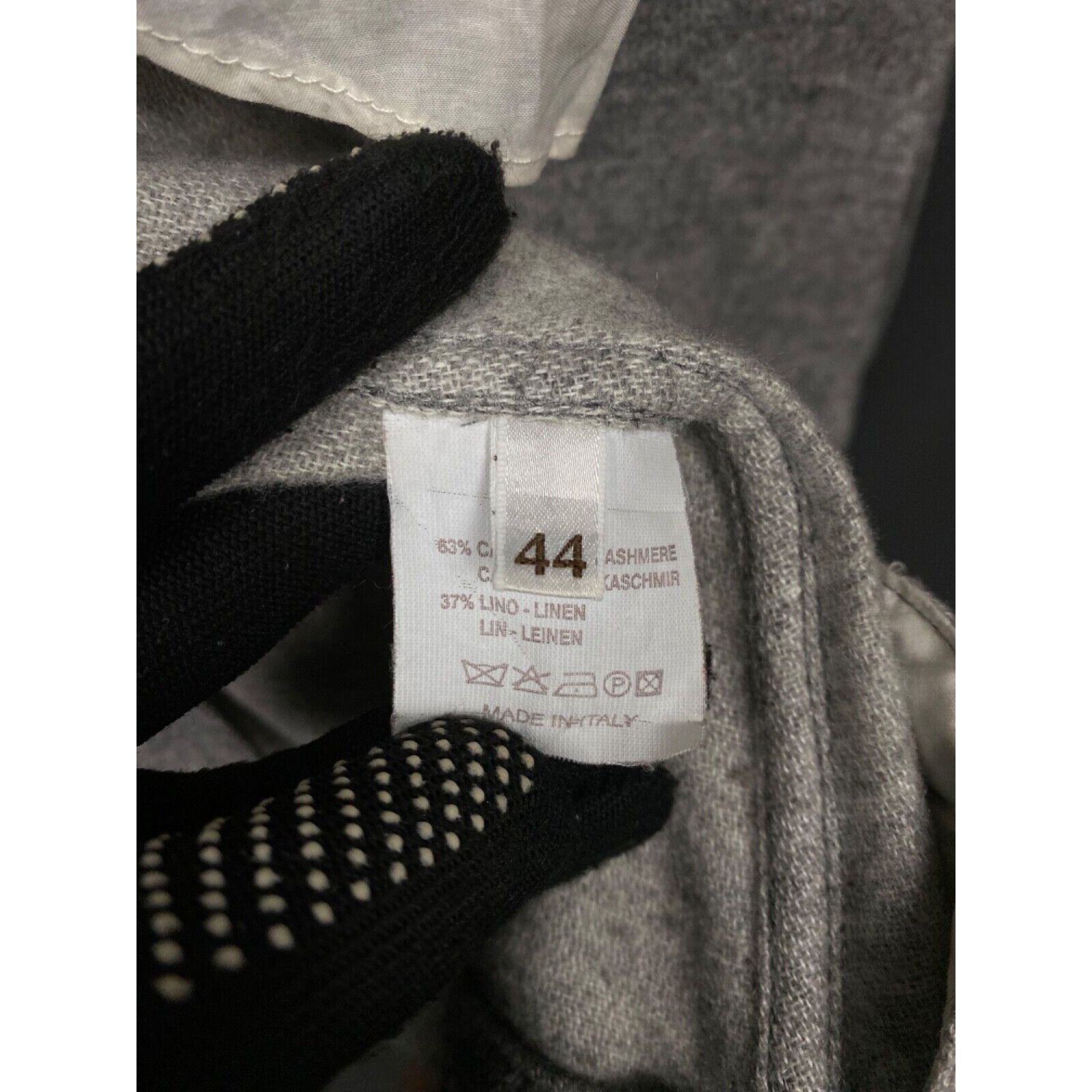 Brunello Cucinelli MINT! Brunello Cucinelli Women's Gray 3-Button Cashmere Blaz Size M / US 6-8 / IT 42-44 - 8 Thumbnail