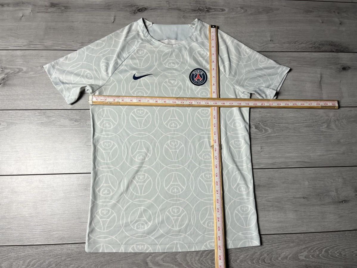 Nike Nike PSG Men's Large Pre-Match Football Soccer Jersey Grey Size US M / EU 48-50 / 2 - 7 Thumbnail