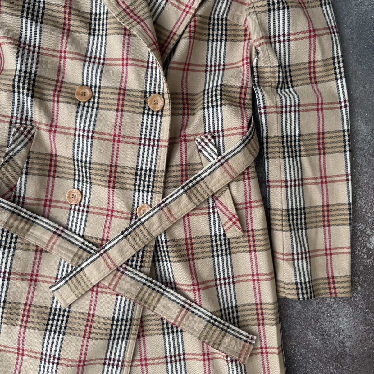 Hysteric Glamour × Vintage Morgan de Toi Vintage Retro Check Trench Coat Size M / US 6-8 / IT 42-44 - 6 Thumbnail
