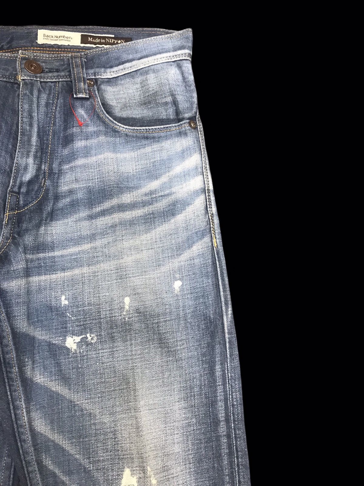 Japanese Brand 💥BACK NUMBER CINCH BACK COOL FADES STRAIGHT DENIM F364 Size US 30 / EU 46 - 3 Thumbnail
