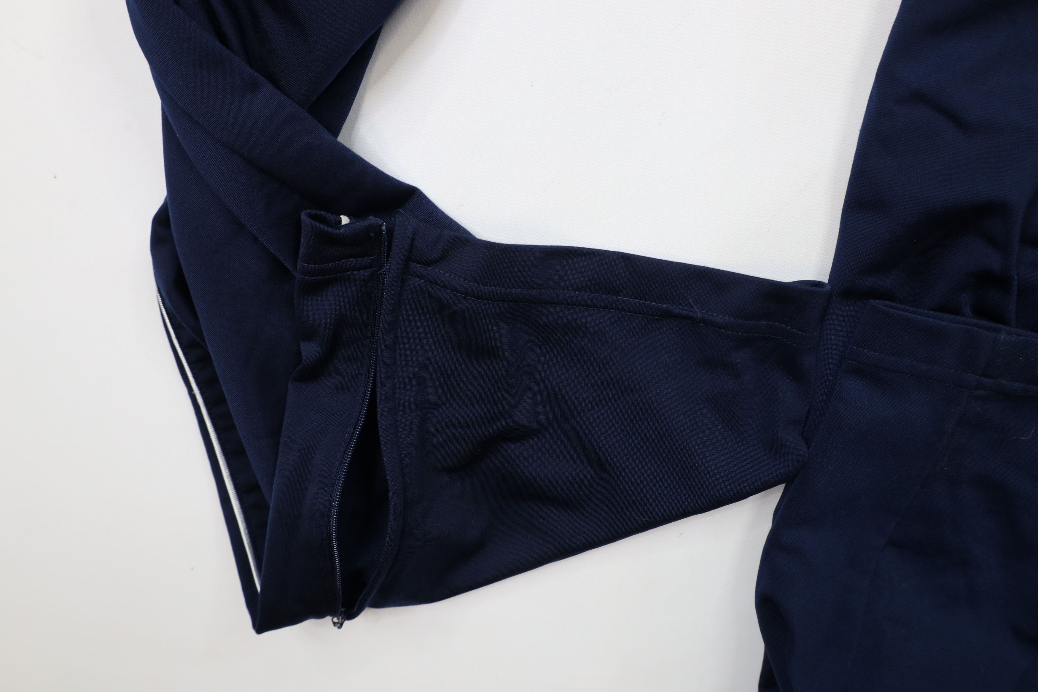 Adidas × Vintage Vintage Y2K 2003 Adidas Striped Wide Leg Sweatpants Blue Size US 34 / EU 50 - 10 Thumbnail