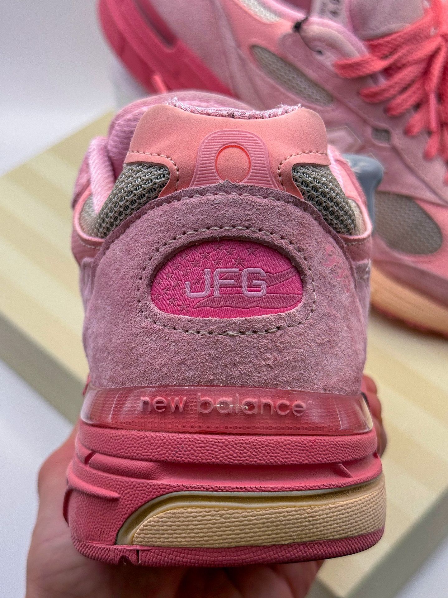 Joe Freshgoods × New Balance New Balance 993 x Joe Freshgoods Performance Art Powder Pink Size US 10 / EU 43 - 9 Thumbnail