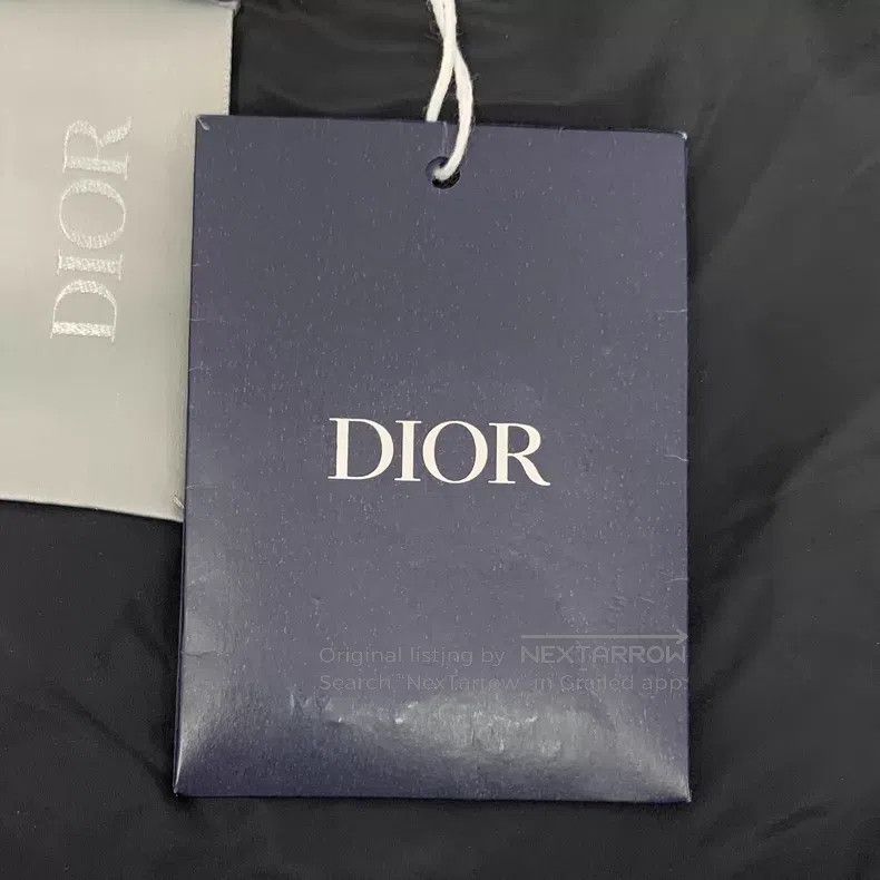 Dior Dior Dark blue logo print full print stand-up collar zippe Size US L / EU 52-54 / 3 - 7 Thumbnail