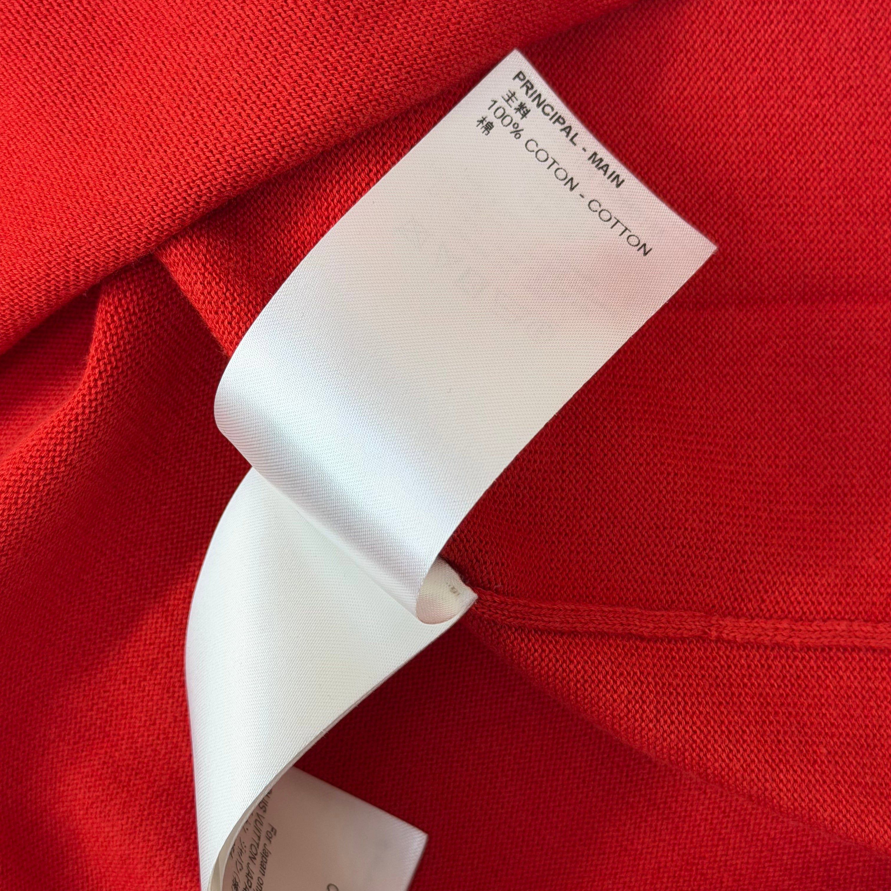 Louis Vuitton Louis Vuitton Intarsia Graphic Tee Red XXL Size US XXL / EU 58 / 5 - 7 Thumbnail
