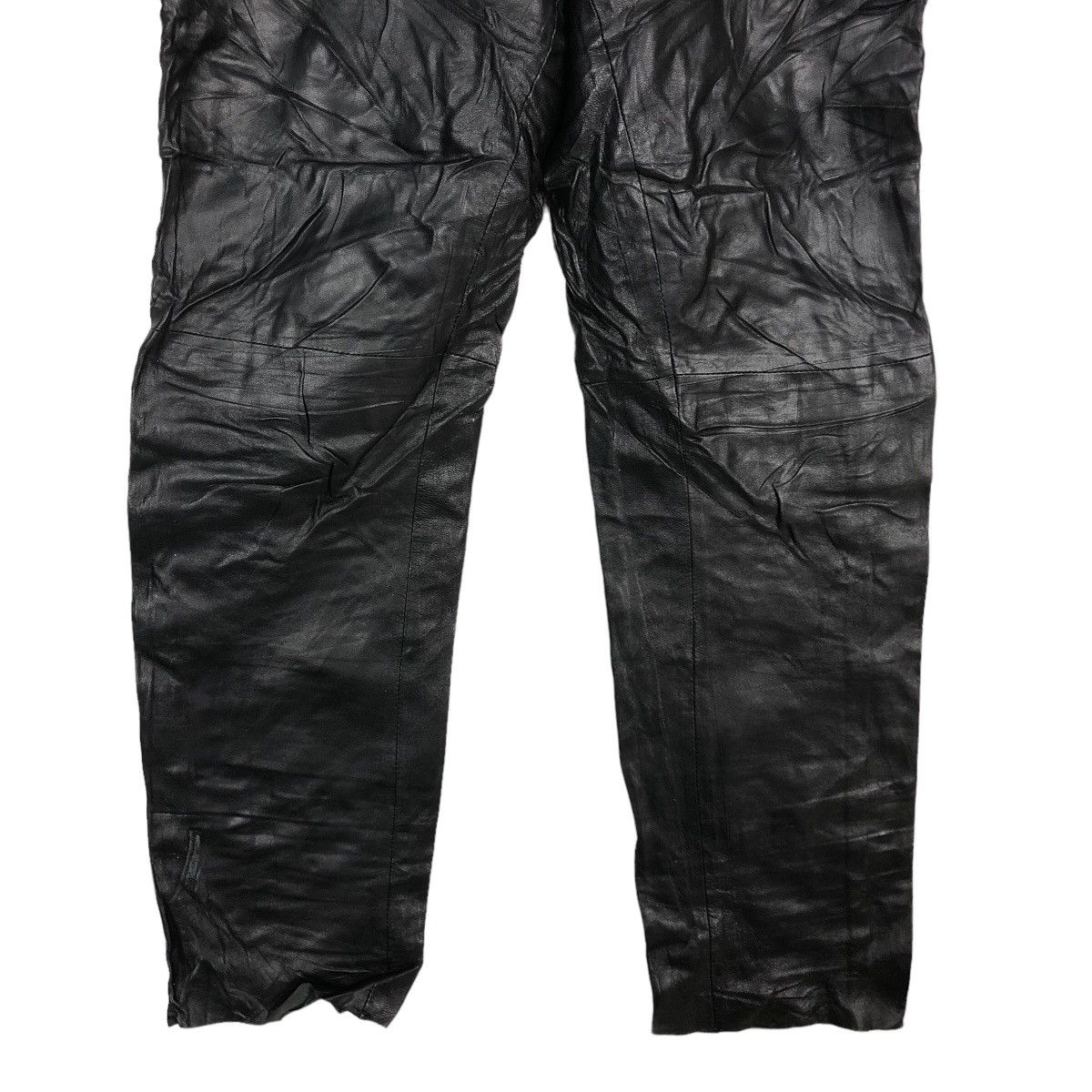 Genuine Leather 🔥90’s Genuine Leather Pants Yessica Issey Miyake Japan Size US 26 / EU 42 - 4 Thumbnail