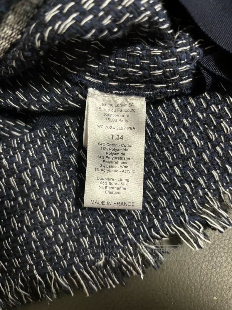 Lanvin Lanvin size 34 Chanel-style Knit Jacket Size XS / US 0-2 / IT 36-38 - 6 Thumbnail