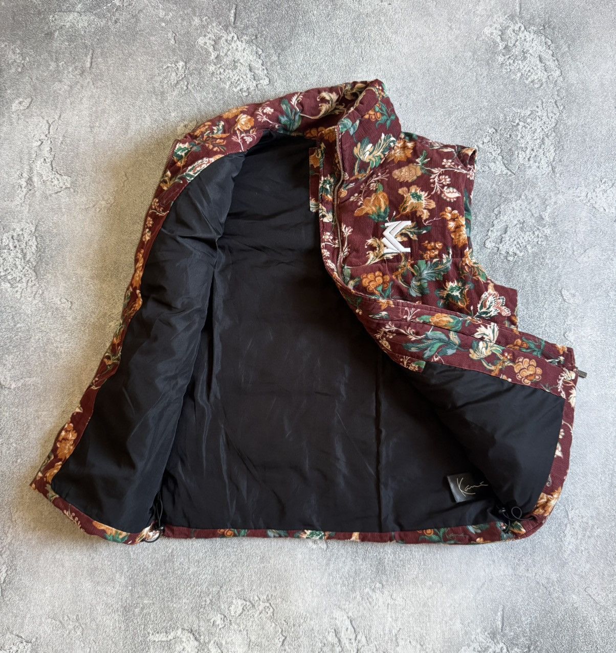 Karl Kani Karl Kani S flowers print velour velvet vest jacket corduroy Size US S / EU 44-46 / 1 - 13 Thumbnail