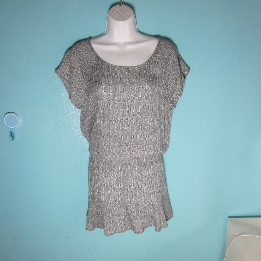 Joie Soft Joie Quora Blouson Pullover Dress Size S Keyhole Button Elastic Waist Mini Size S / US 4 / IT 40 - 14 Thumbnail
