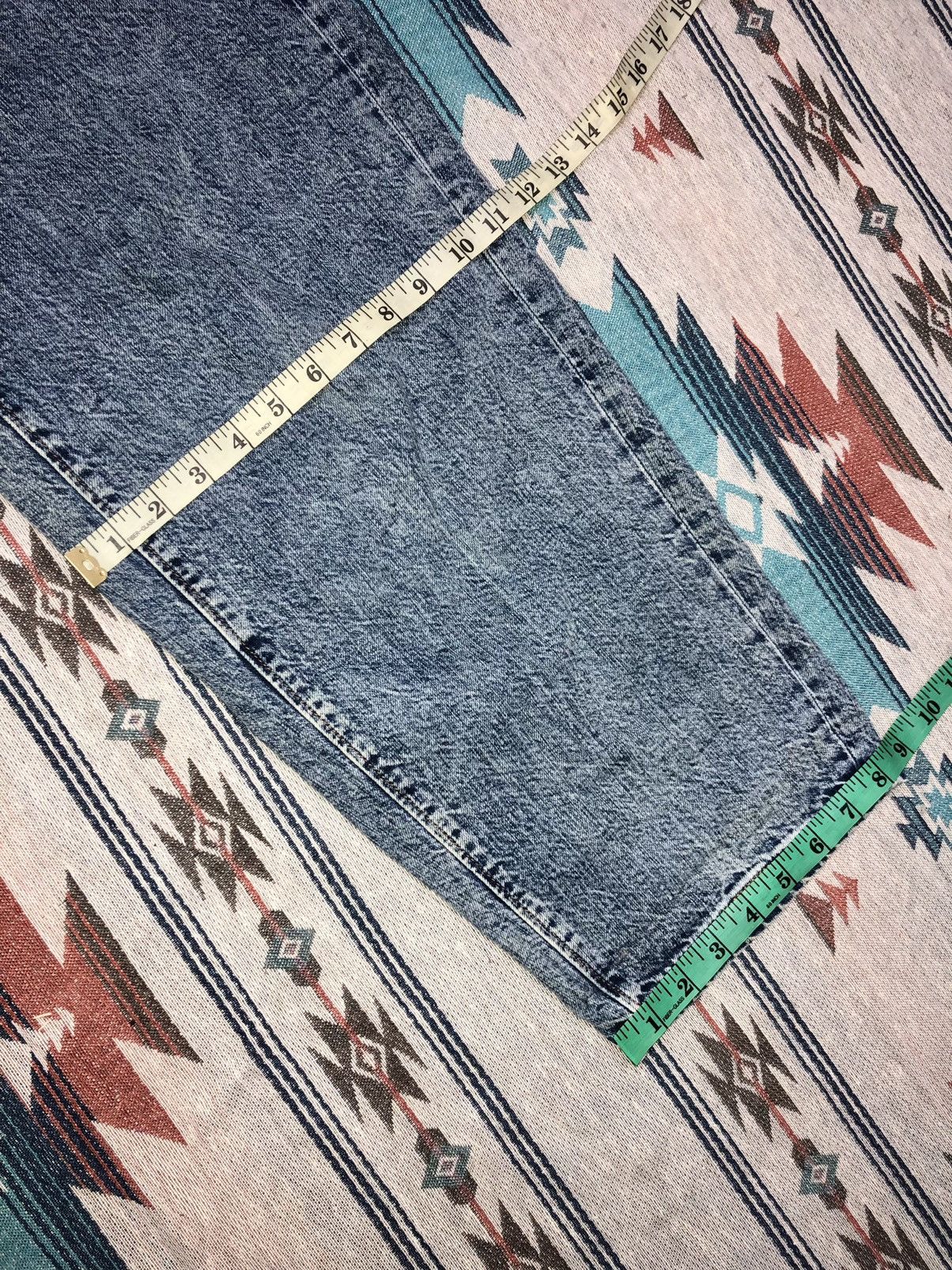 GU BAGGY⚡️⚡️WASHED BLUE DENIM BY GU JEANS Size US 28 / EU 44 - 5 Thumbnail