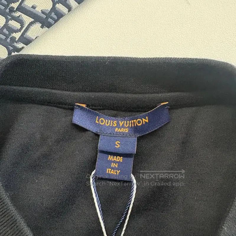 Louis Vuitton Louis Vuitton Black Cotton Women's T. Size S / US 4 / IT 40 - 3 Thumbnail