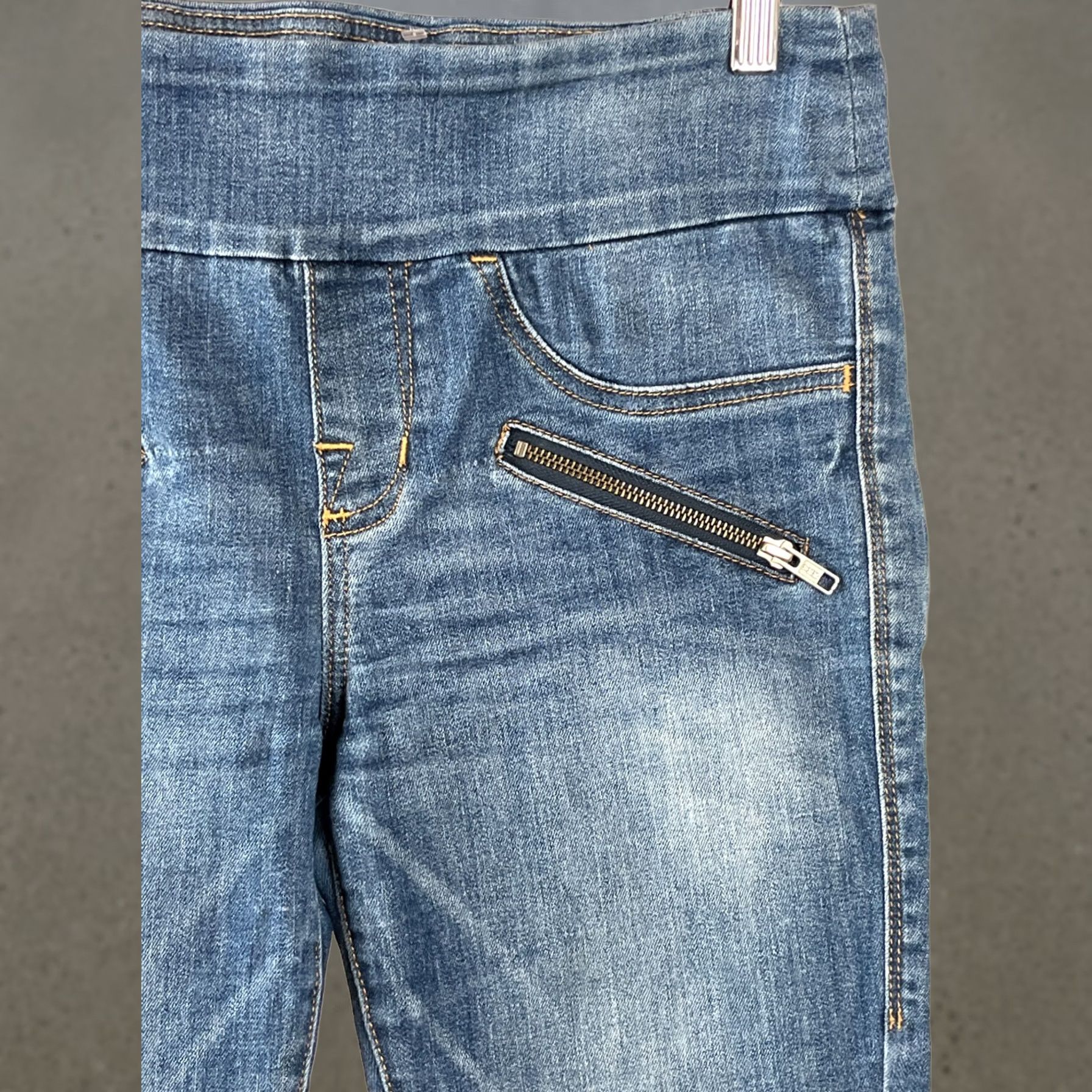 Vintage Rock & Republic Skinny Jeans Womens 6 Blue Cotton Blend Denim Five Pocket Casual Size 28" / US 6 / IT 42 - 1 Thumbnail