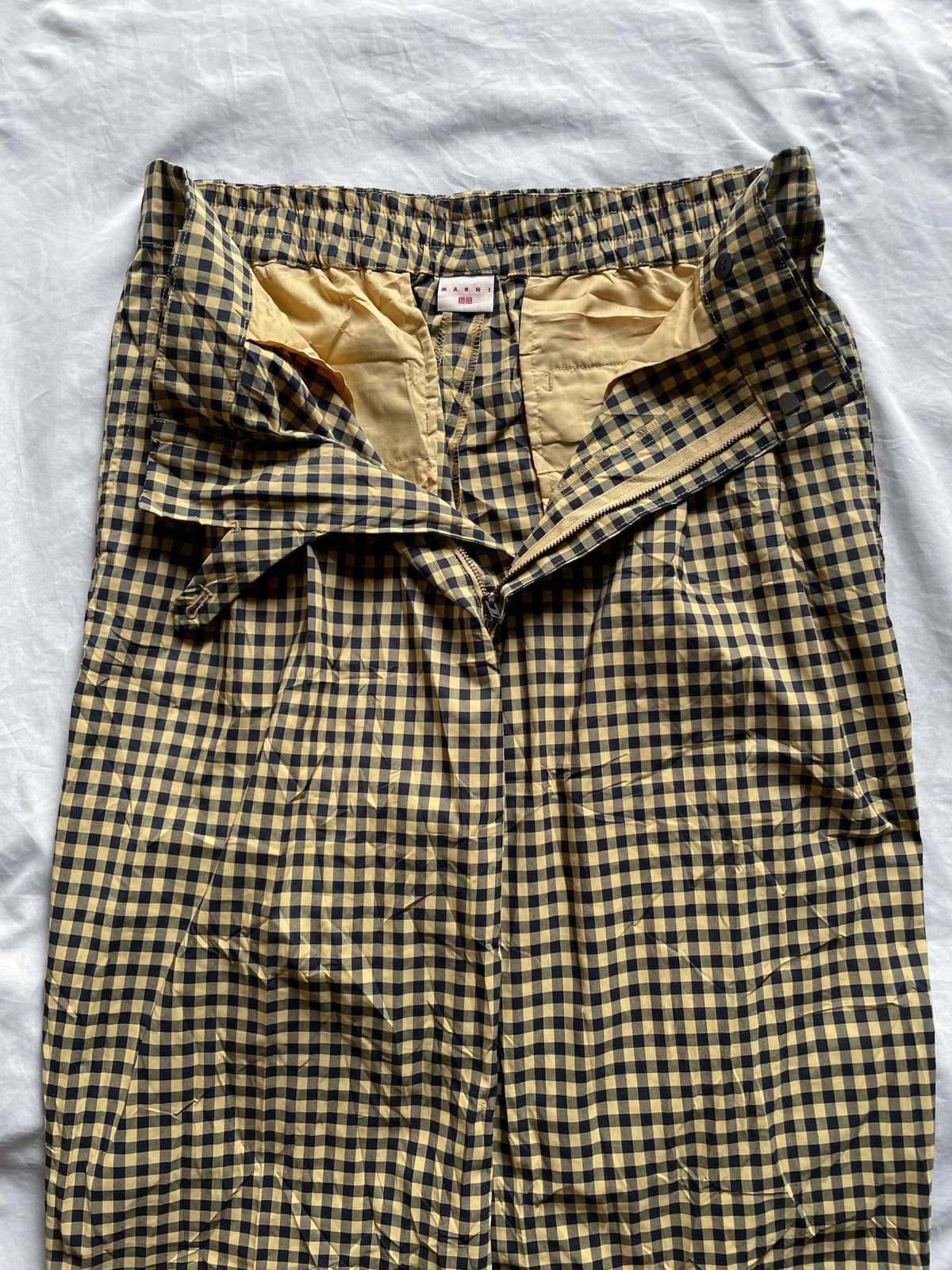 Marni × Uniqlo MARNI x UNIQLO BAGGY PLAID STYLE PANTS Size US 32 / EU 48 - 6 Thumbnail
