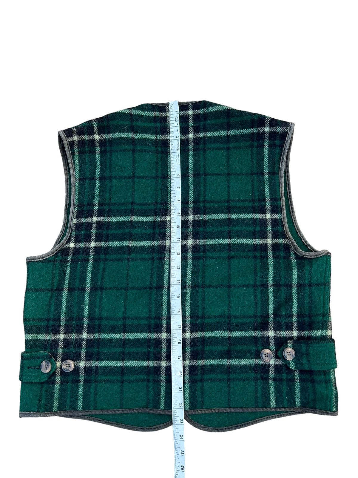 Vintage Vintage 80s Woolrich Wool Plaid Four Pocket Vest Size US M / EU 48-50 / 2 - 4 Thumbnail