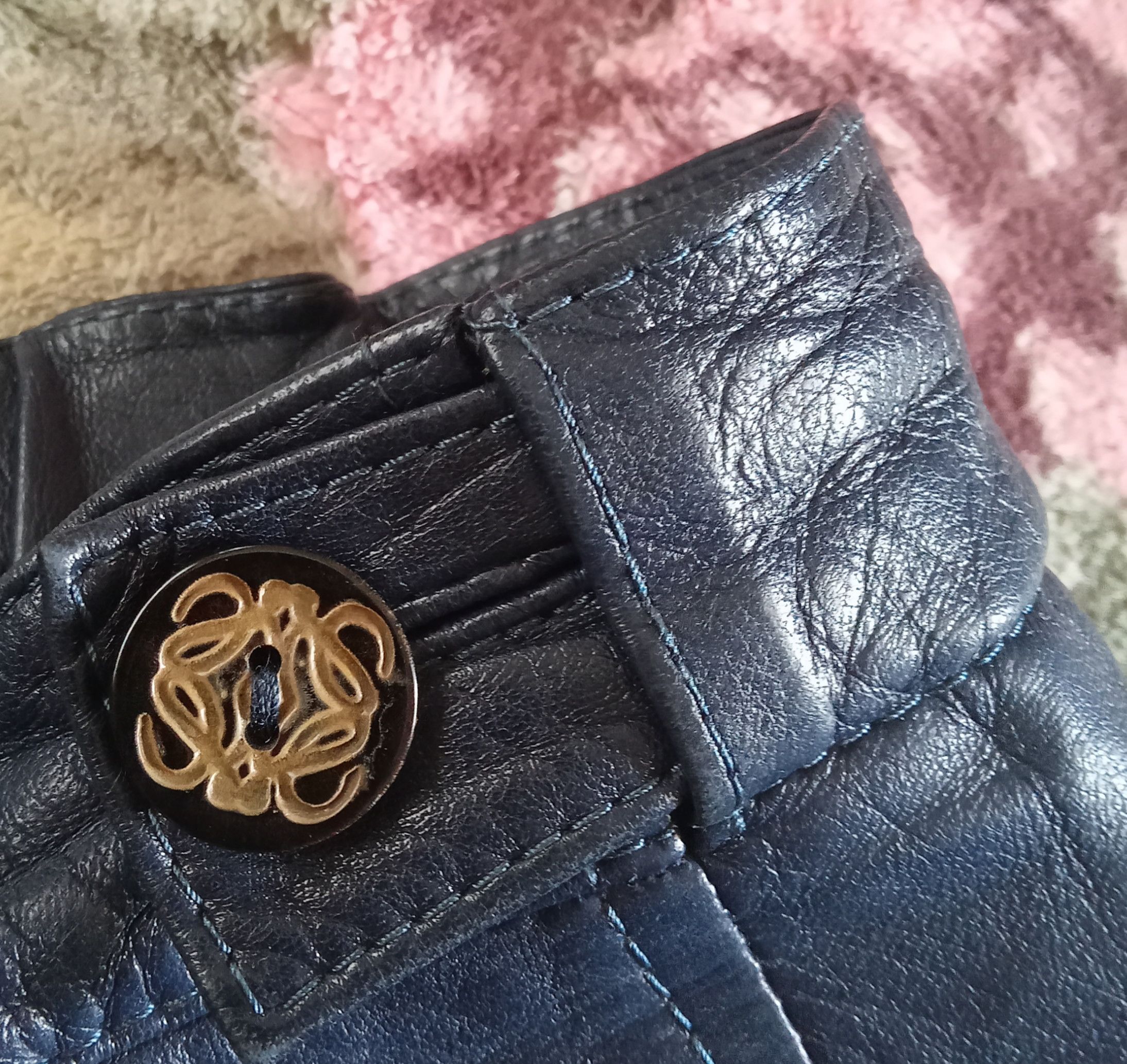 Loewe Vintage Leather Pants