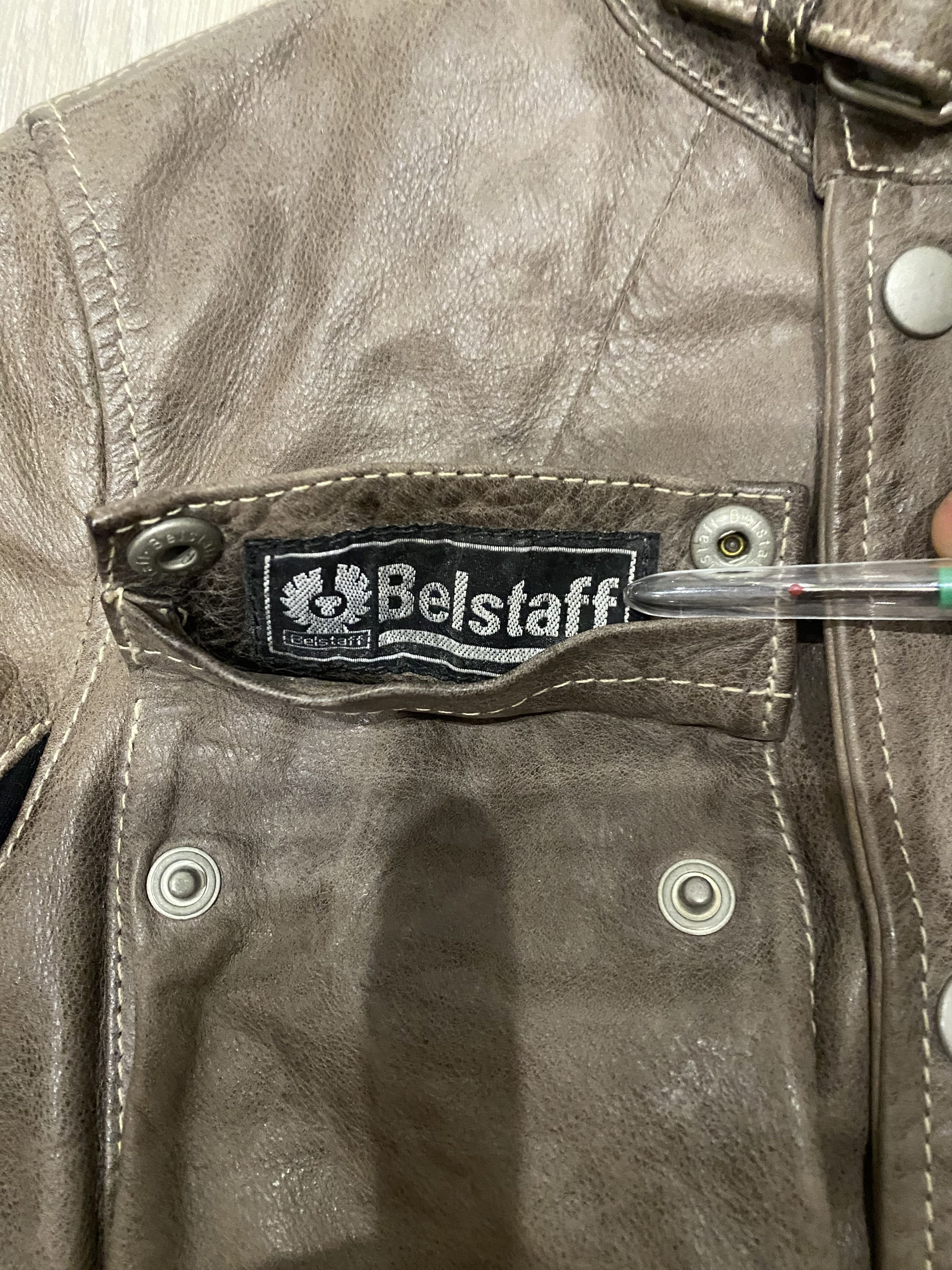 Belstaff Belstaff Gold Leather Jacket Size S / US 4 / IT 40 - 6 Thumbnail