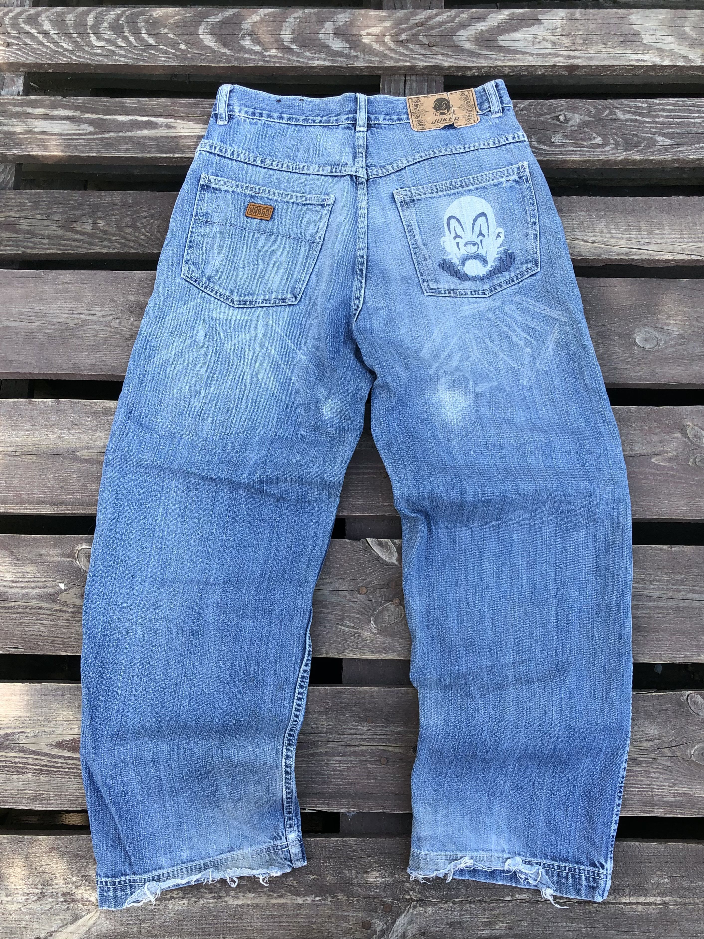 Image of Joker Brand Vintage Y2K Baggy Denim Jeans Size 30, Men's