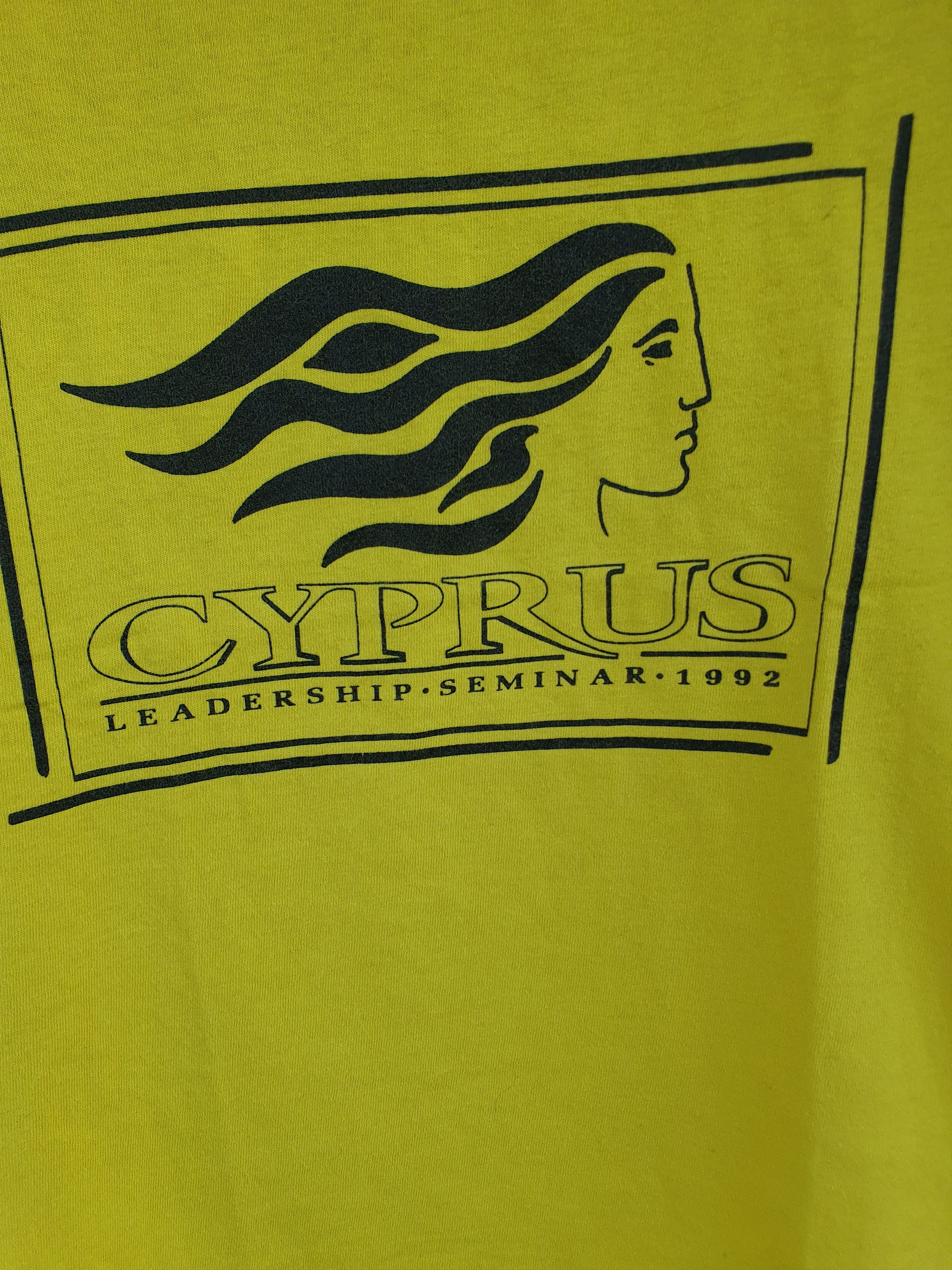 Vintage Cyprus Leadership Seminar 1992 Vtg Single Stitch Lot 2 tee L Size US L / EU 52-54 / 3 - 7 Thumbnail