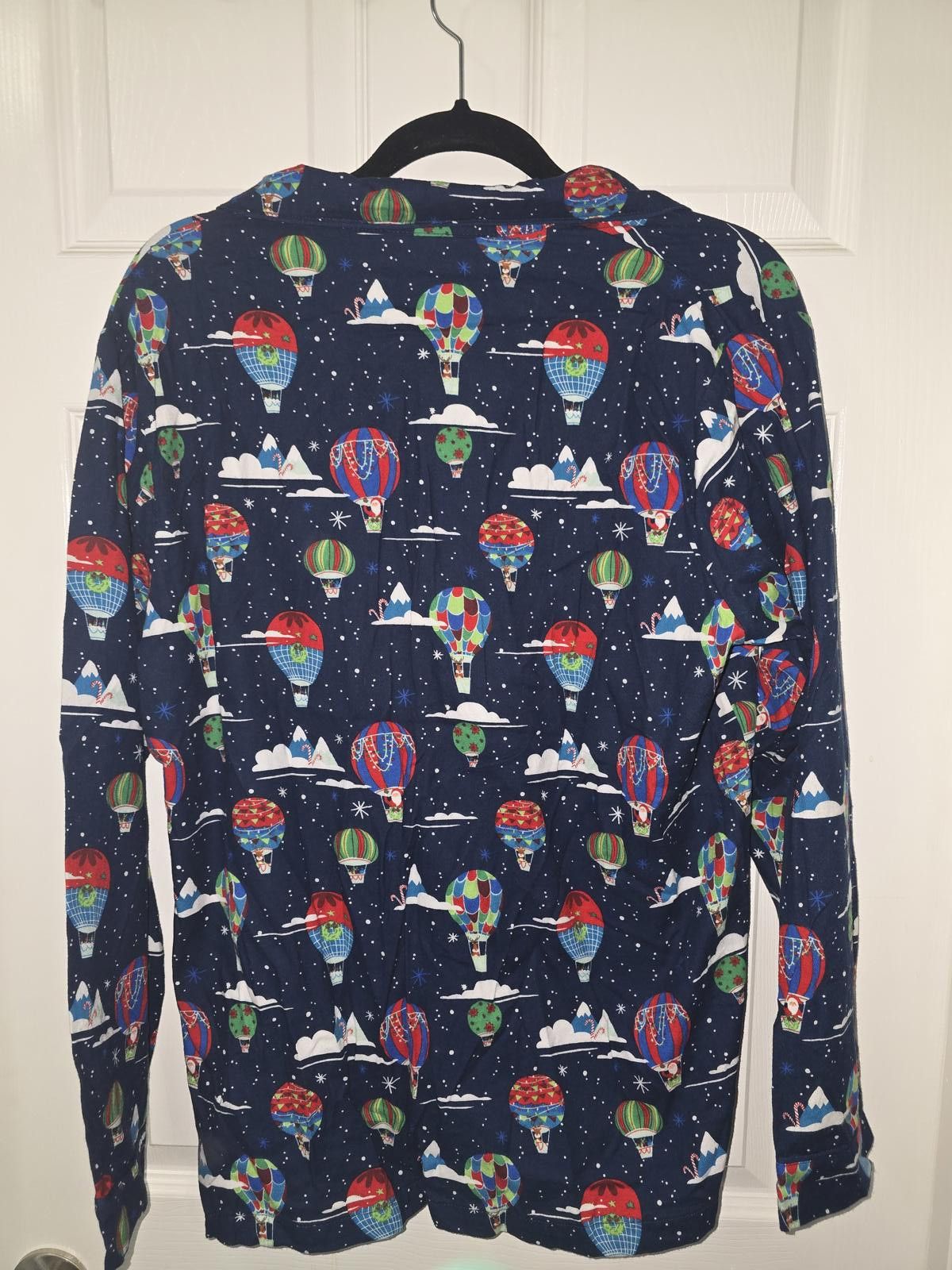 Unknown London Unisex Two-Piece Pajama Set with Hot Air Balloon Print Size ONE SIZE - 3 Thumbnail