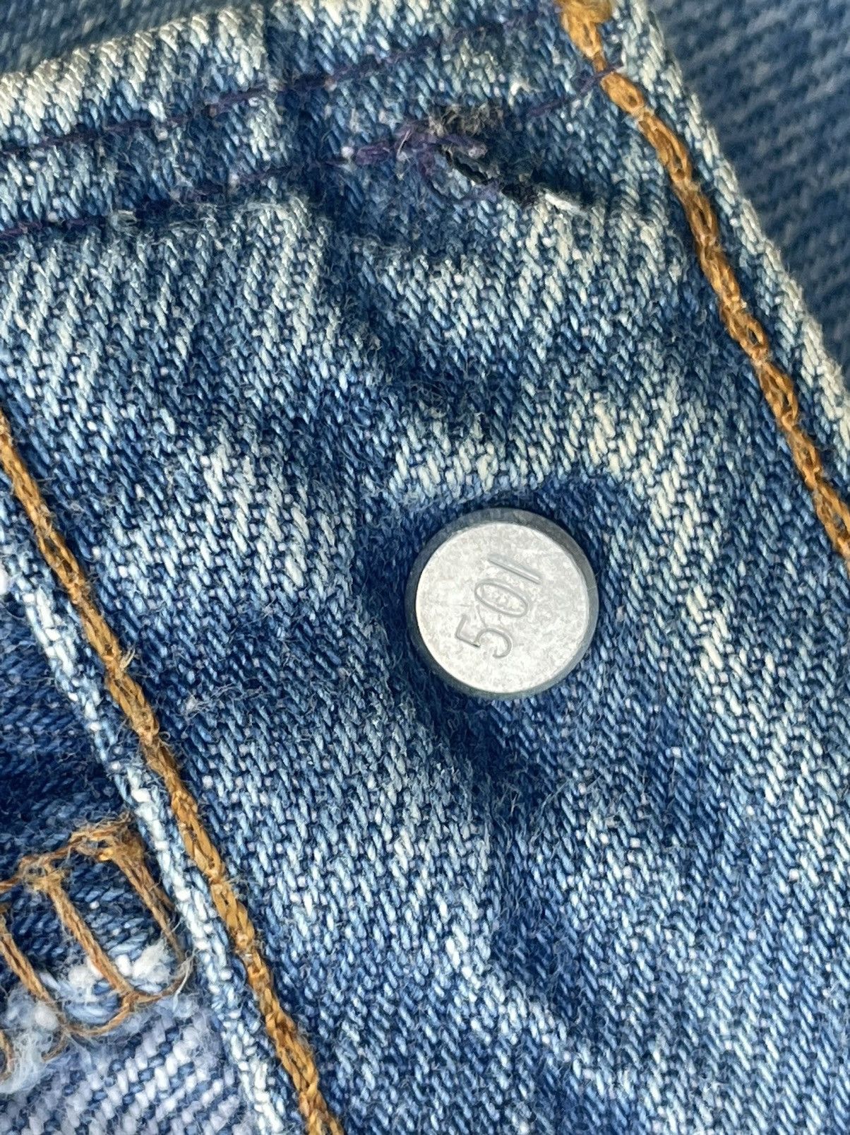 Levi's Vintage 1990 Levis 501 e Usa Size US 30 / EU 46 - 16 Thumbnail