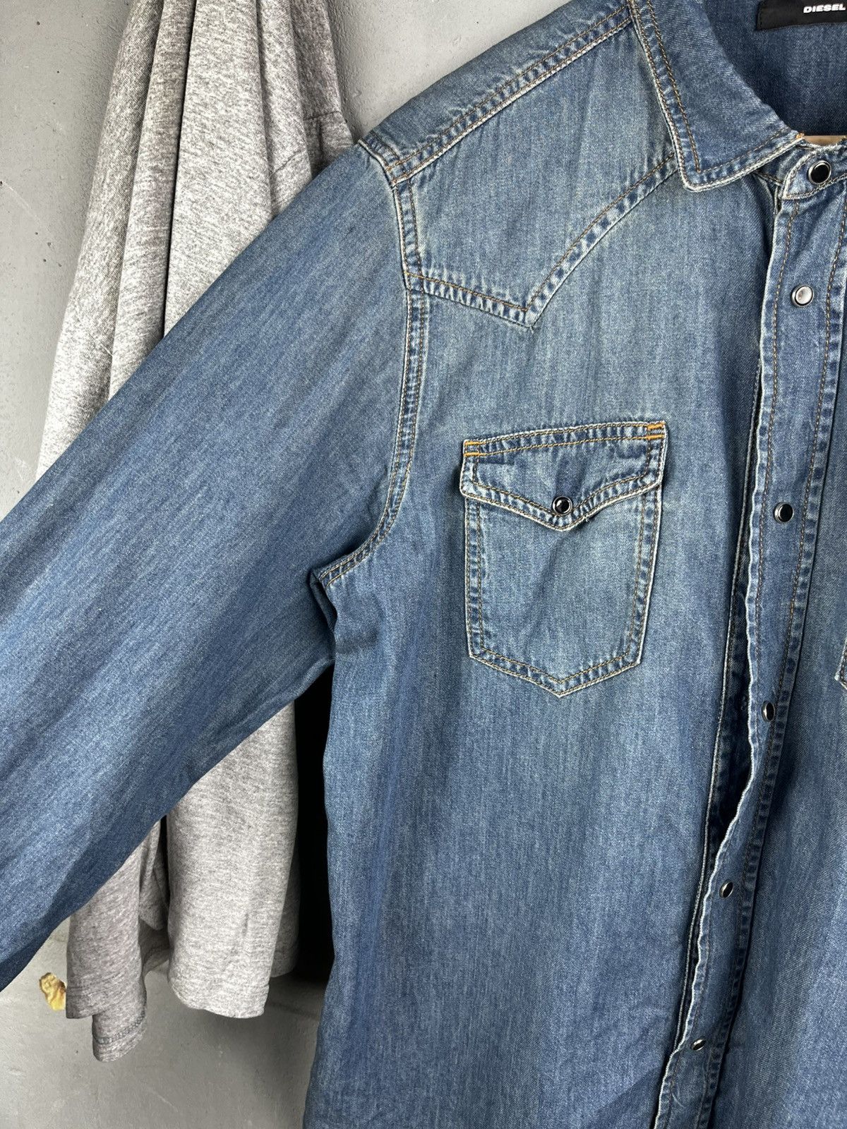Diesel Diesel denim shirt distressed size xl Size US XL / EU 56 / 4 - 10 Thumbnail