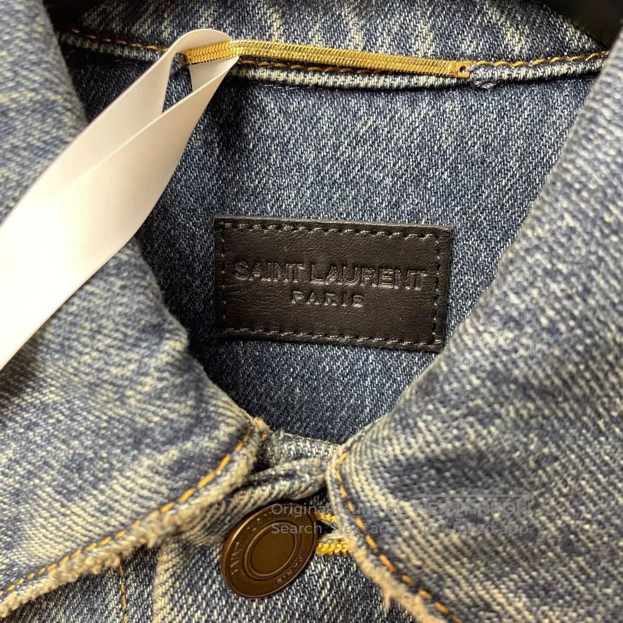 Yves Saint Laurent blue denim jacket by YSL. Size US S / EU 44-46 / 1 - 3 Thumbnail