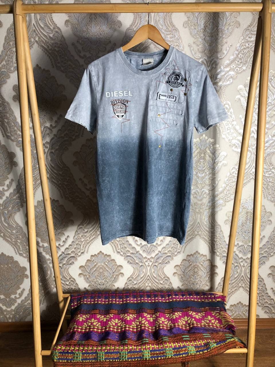 Diesel × Vintage VERY RARE DIESEL DESIGNER T-SHIRT JAPAN STYLE RETRO Y2K 90s Size US XL / EU 56 / 4 - 1 Thumbnail