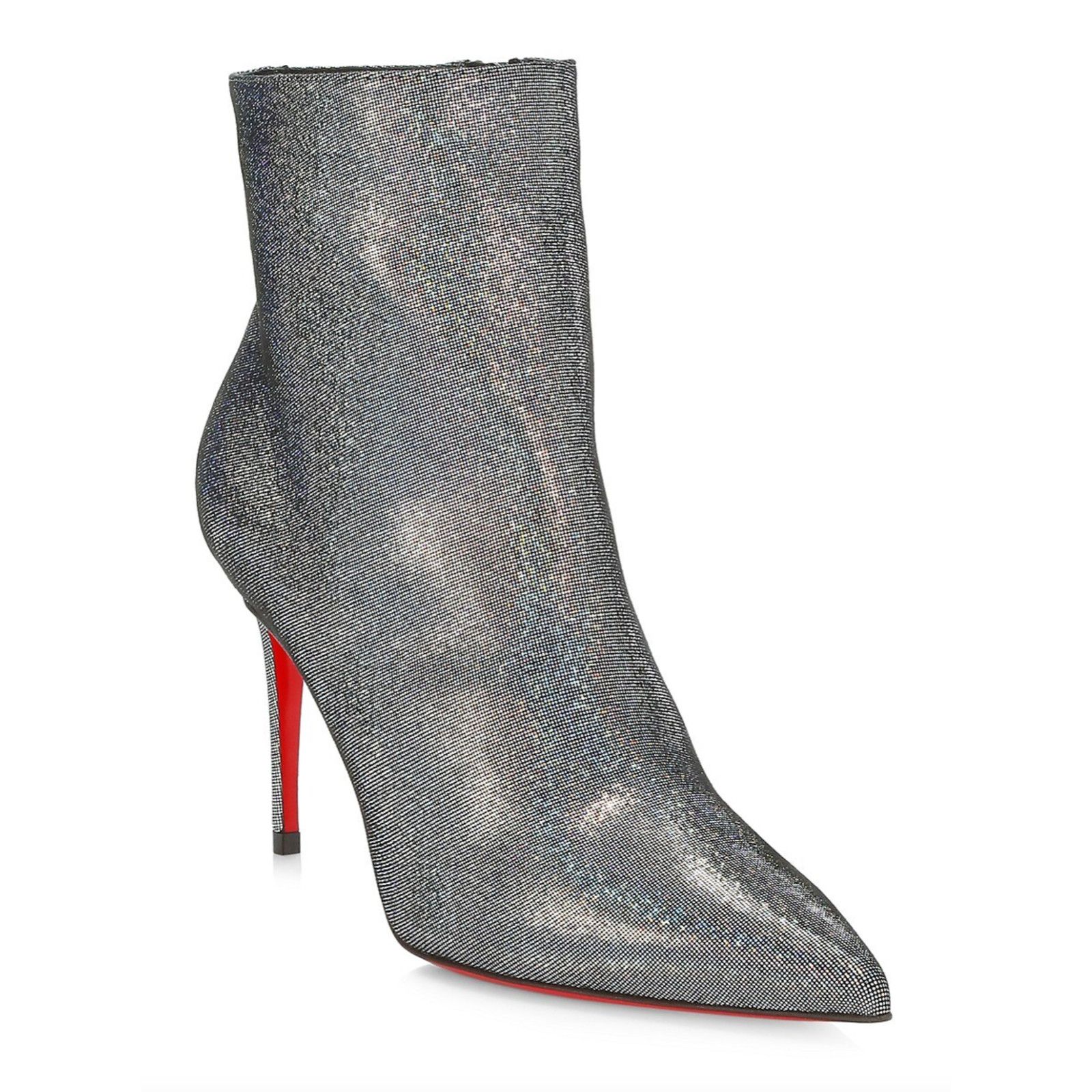 Christian Louboutin Christian Louboutin So Kate Booty 85 Silver Suede Disco Size US 8 / IT 38 - 1 Thumbnail