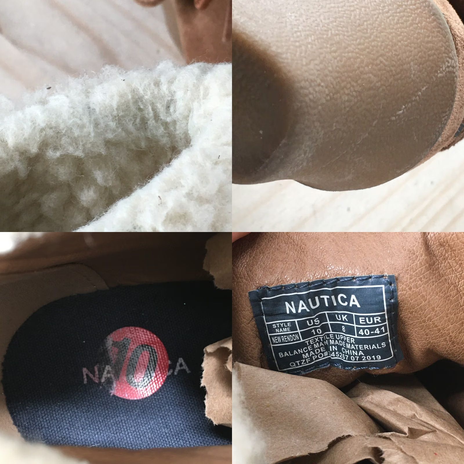 Nautica Nautica Winter Snow Boots Womens 10 Rendon Brown Suede Wedge Lace Up Faux Fur Boots Size US 10 / IT 40 - 9 Thumbnail