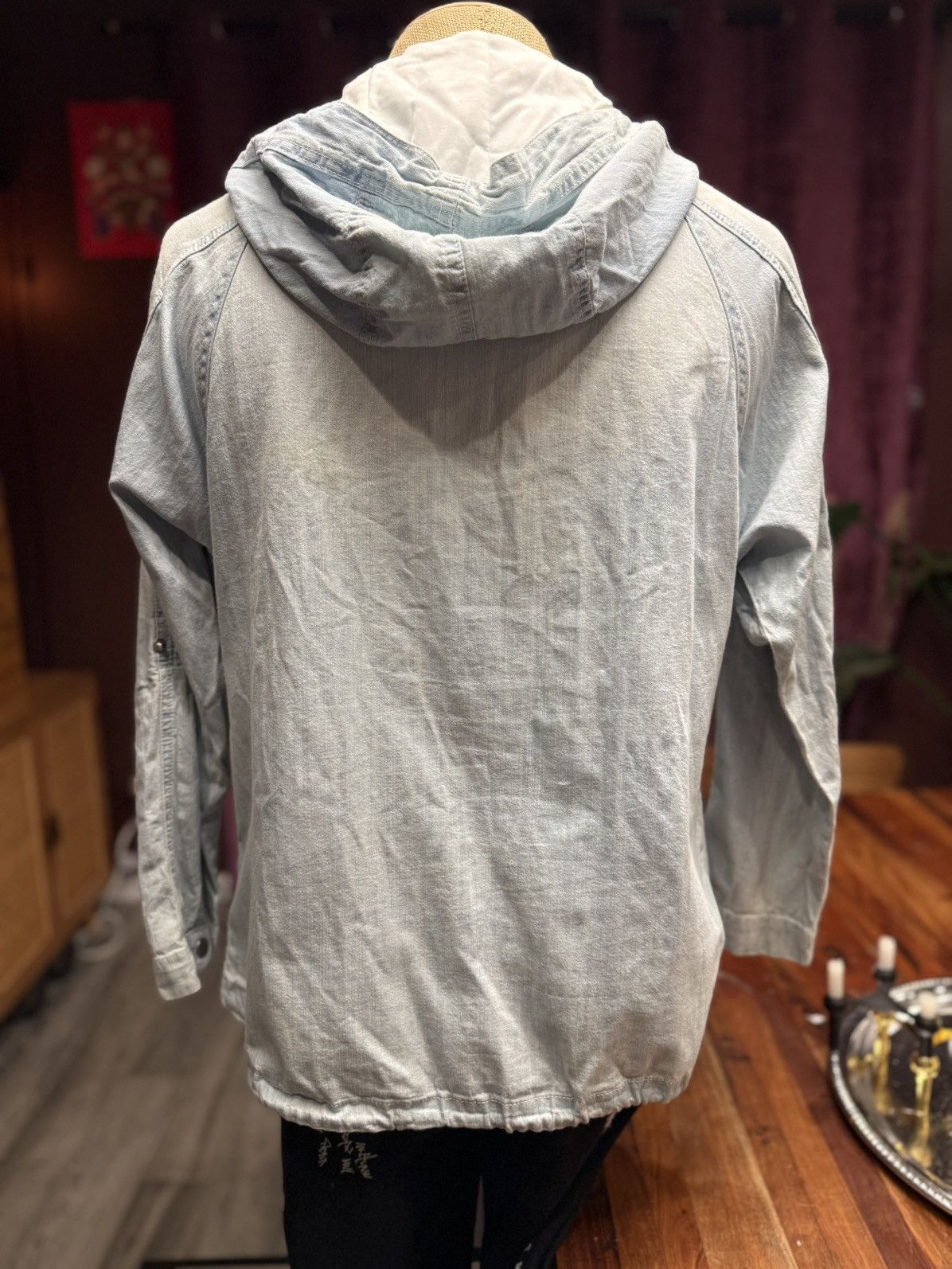 Other Lightweight Denim Hooded Jacket – Effortless Everyday Style Size US M / EU 48-50 / 2 - 7 Thumbnail