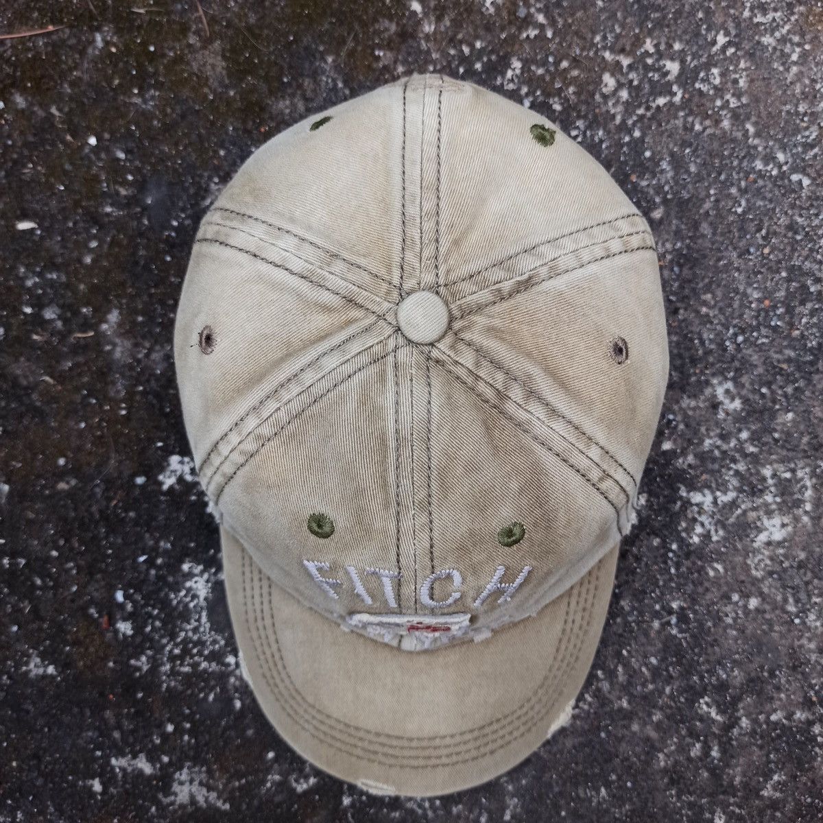 Abercrombie & Fitch Sick distressed wash hat by abercombie new york Size ONE SIZE - 11 Thumbnail