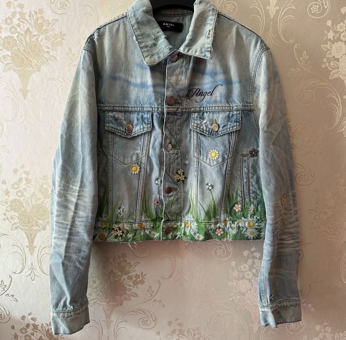 Amiri Amiri peace dove denim jacket Size L / US 10 / IT 46 - 1 Thumbnail