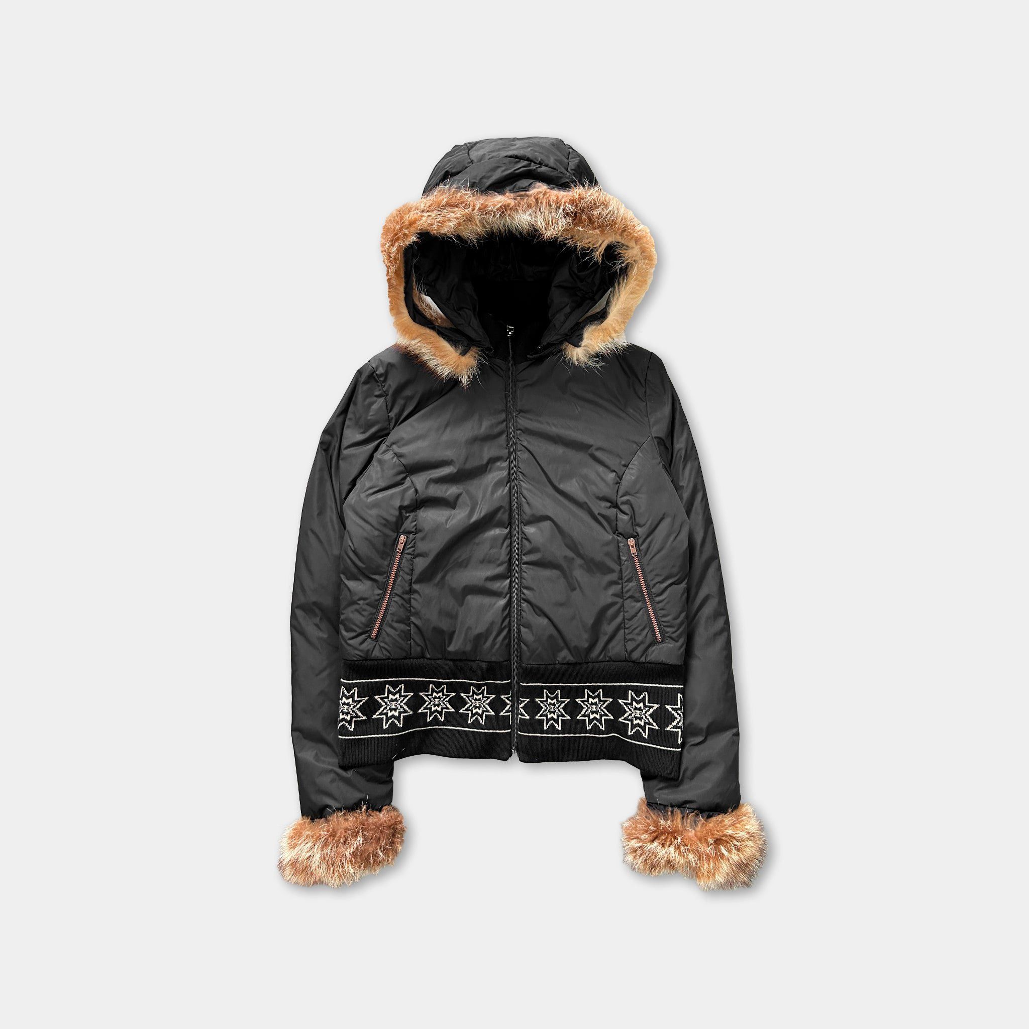 Jean Paul Gaultier Jean Paul Gaultier Fur Hooded Jacket Black Size US XS / EU 42 / 0 - 1 Thumbnail