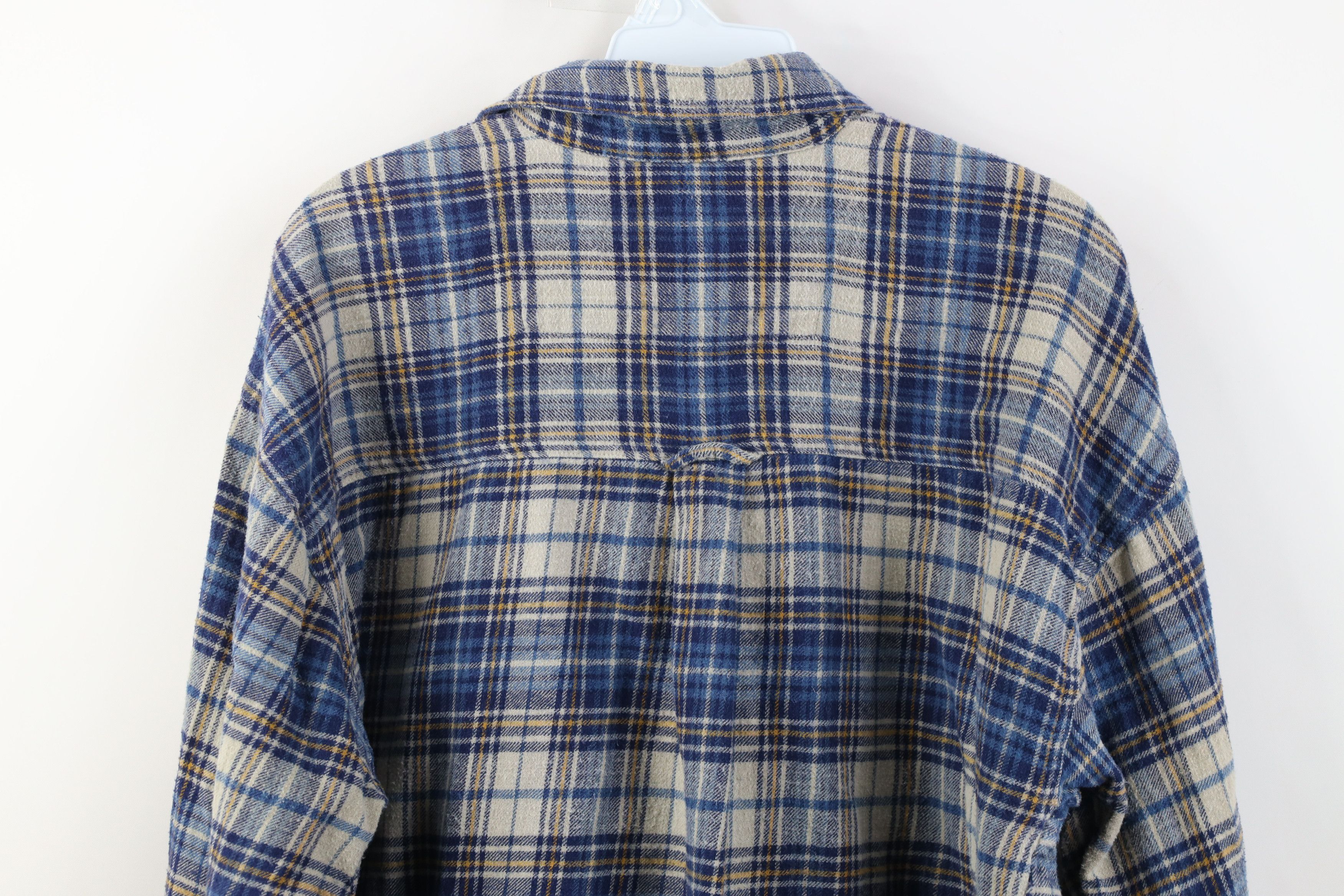 Vintage Vintage 90s Streetwear Flannel Collared Button Shirt Plaid Size US M / EU 48-50 / 2 - 12 Thumbnail