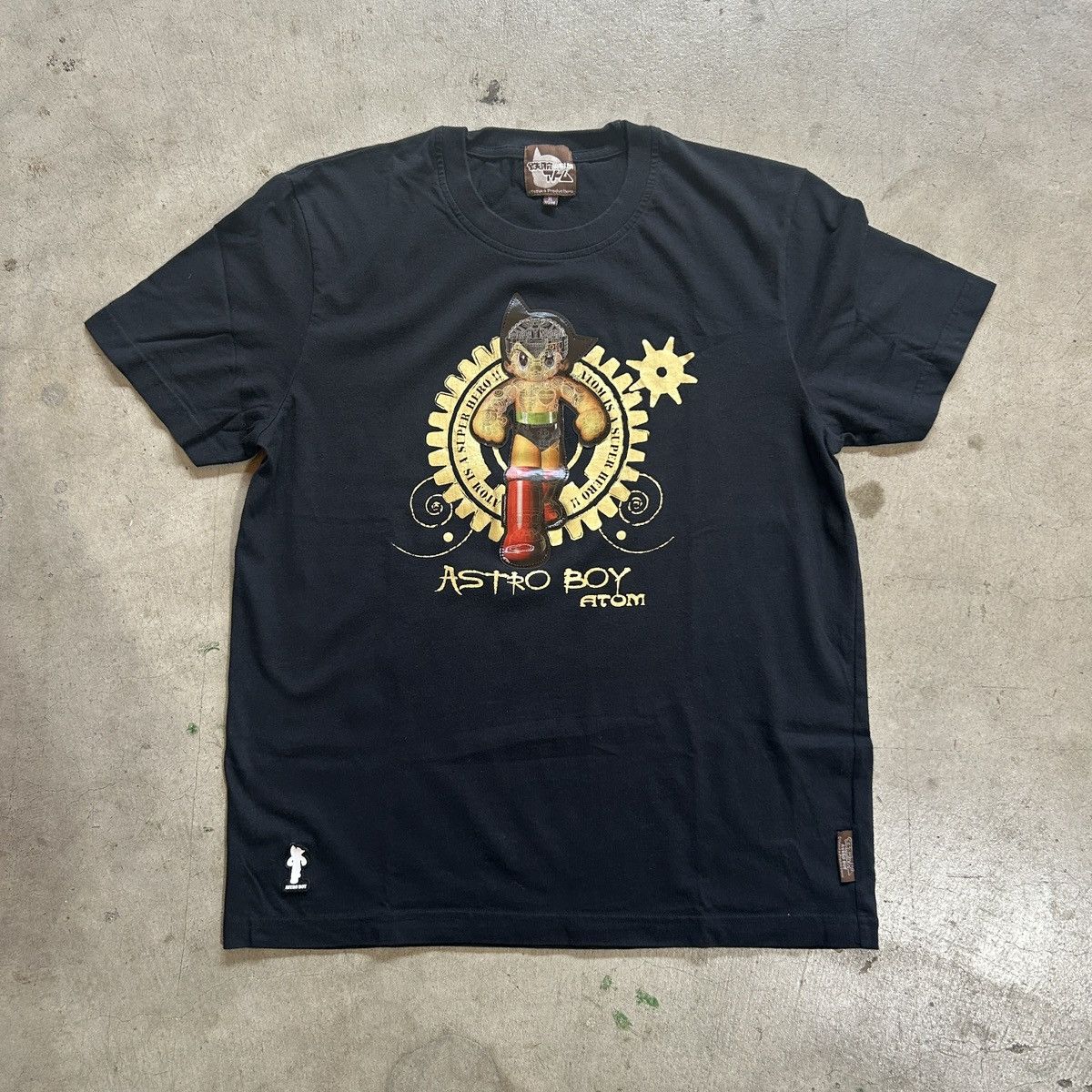 Vintage Astroboy Atom Lenticular Gold Graphic T-shirt Tezuka Size XL / US 12-14 / IT 48-50 - 1 Thumbnail