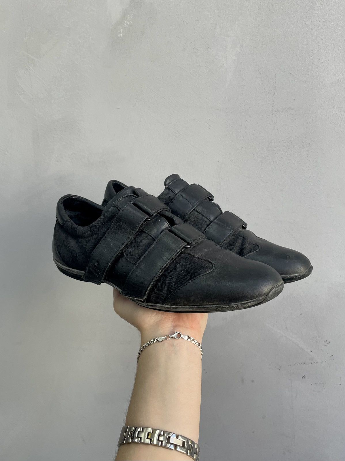 Retro Gucci monogram low sneakers 2000s 38 woman