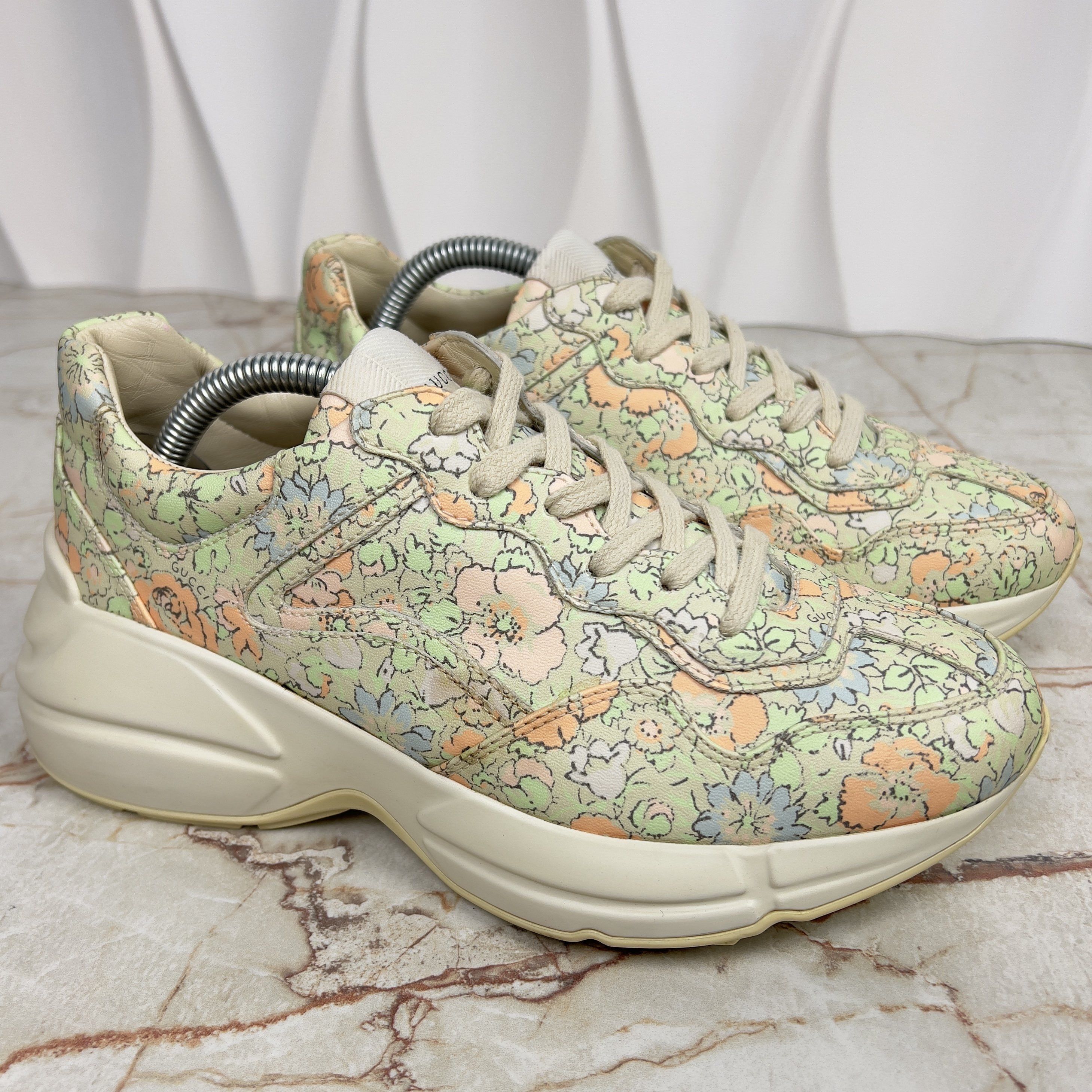 Liberty Rhyton Floral Canvas Sneaker Leather