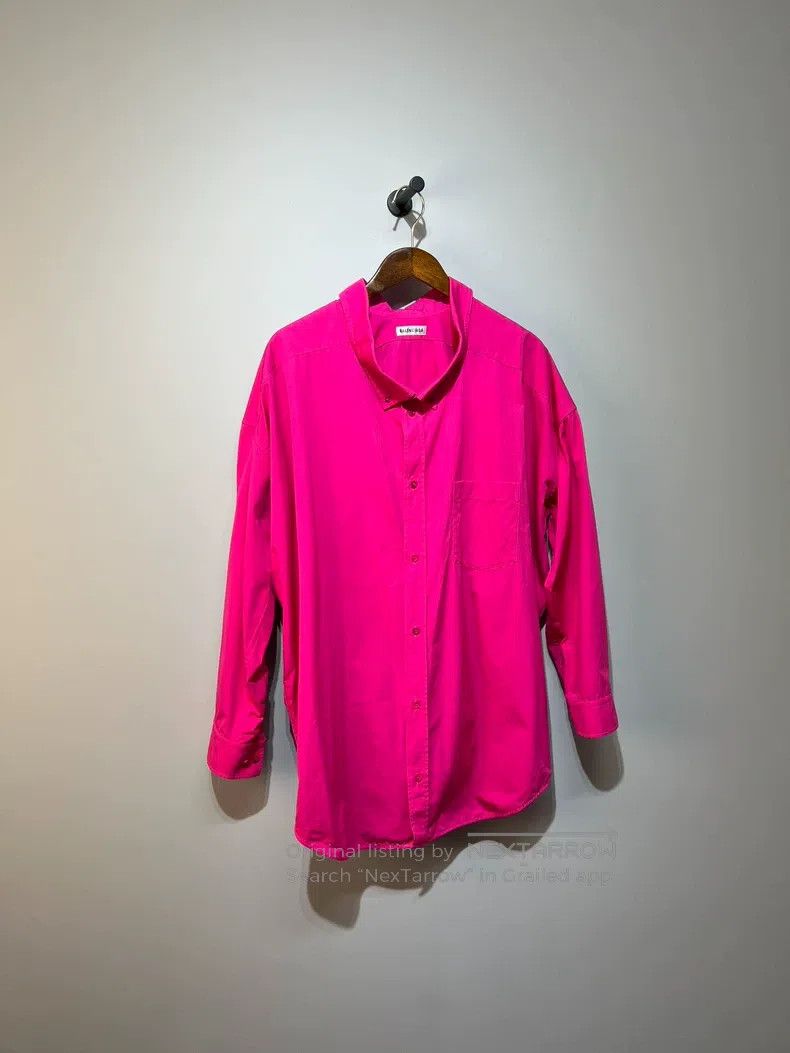 Balenciaga Balenciaga Dragon Fruit Color Shirt Jacket Size XS / US 0-2 / IT 36-38 - 3 Thumbnail