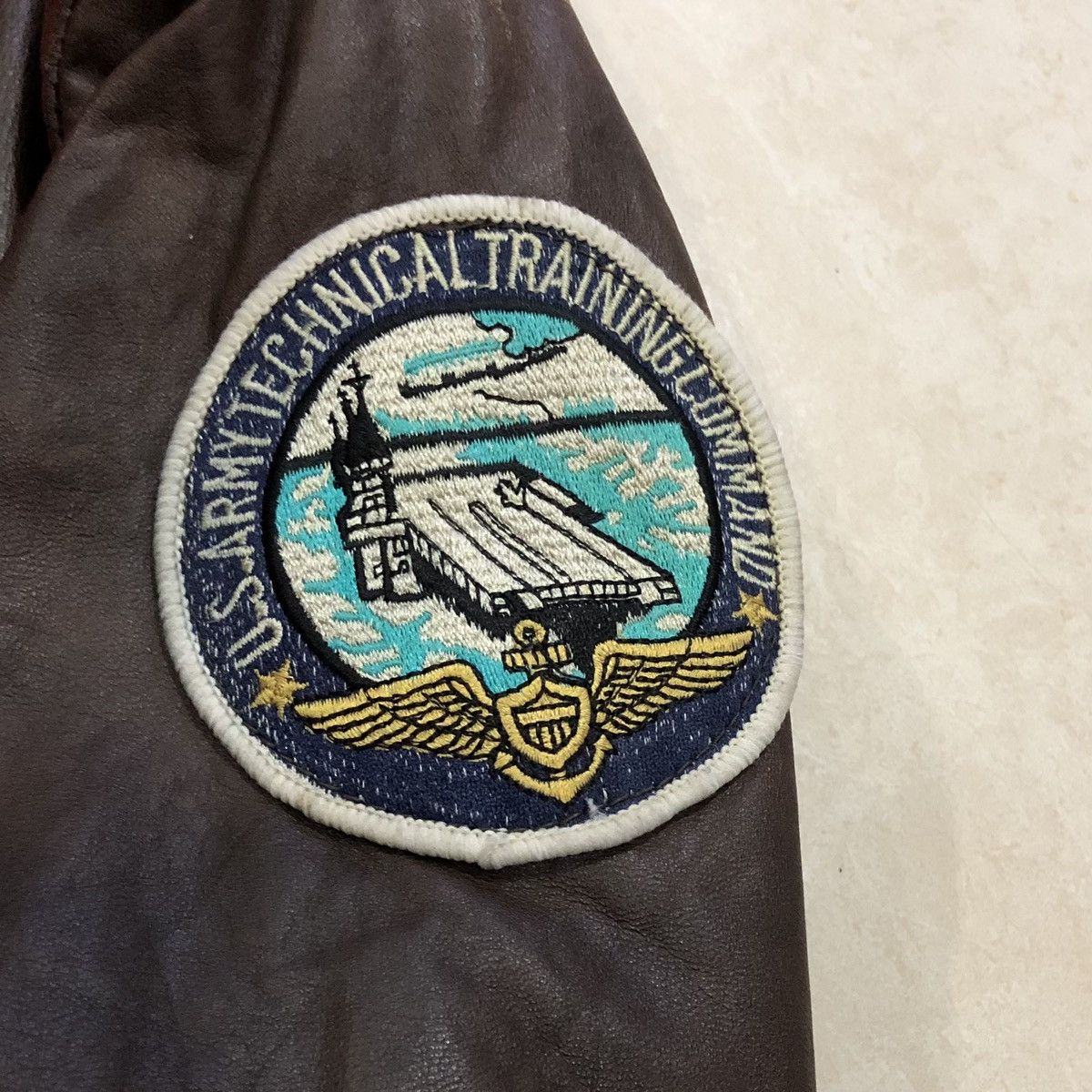 Avirex VTG 80s Avirex G-1 Patch U.S ARMY Air Forces Leather Jacket Size US XL / EU 56 / 4 - 9 Thumbnail
