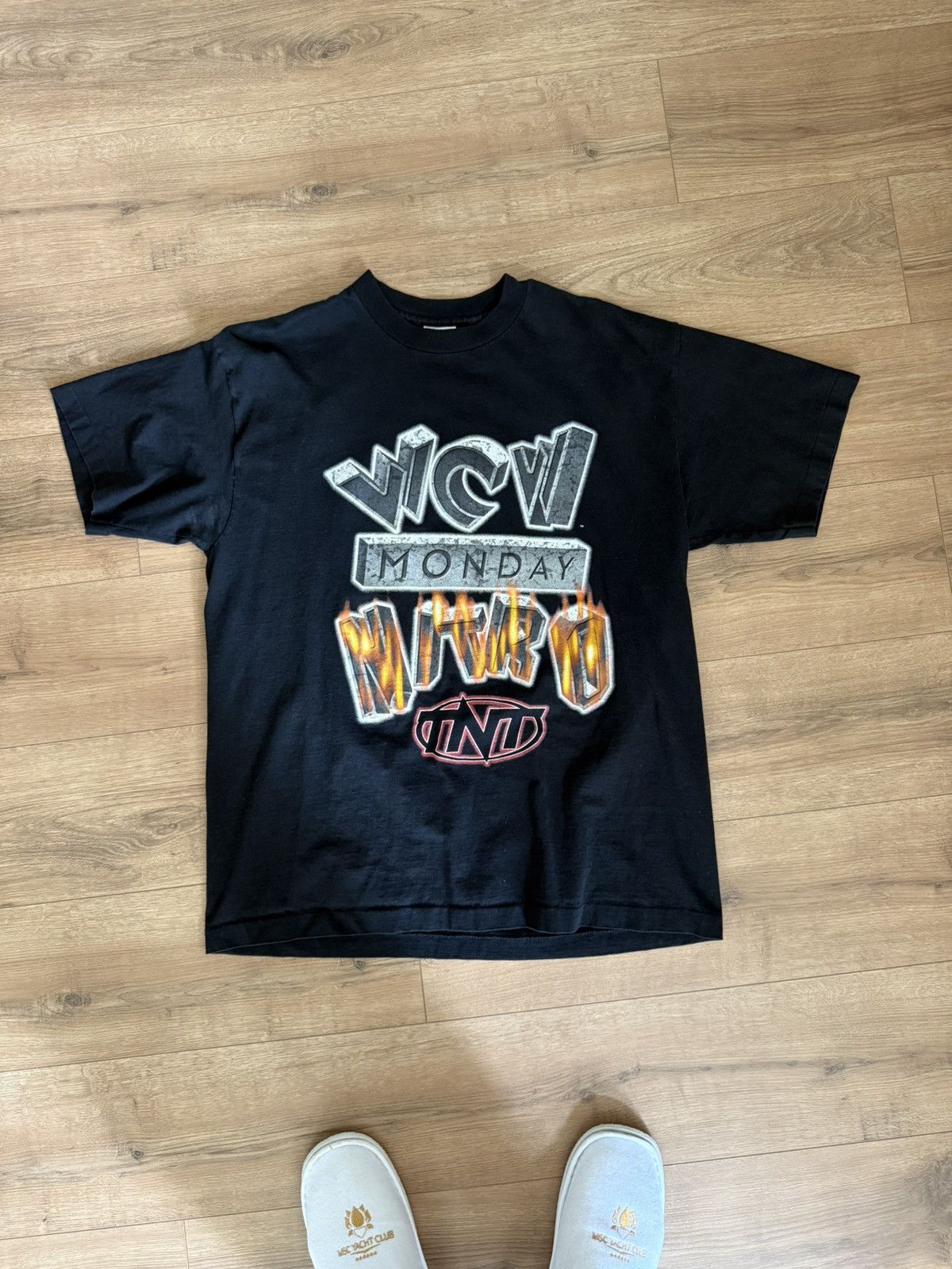 Vintage Vintage WCW Monday Nitro TNT shirt Size US XL / EU 56 / 4 - 1 Thumbnail