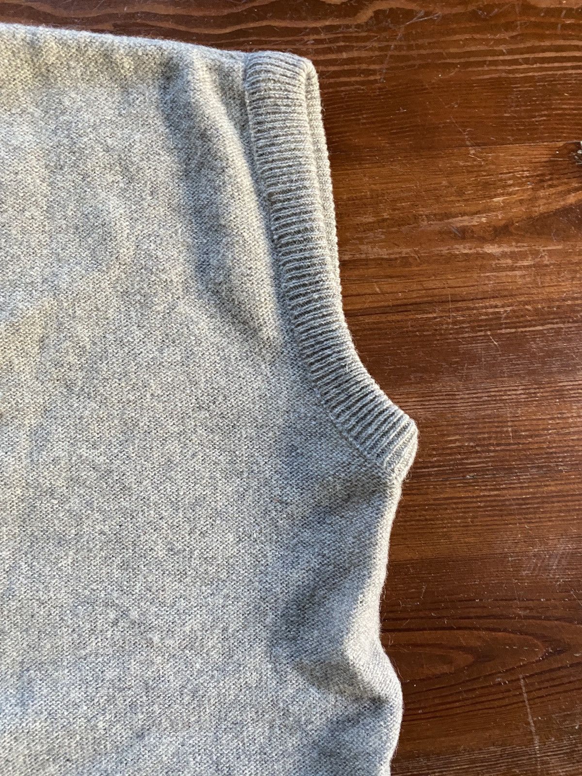 Vintage Vintage 60’s/70’s Super Angora Atam Grey Knit Sweater Vest Size US XL / EU 56 / 4 - 7 Thumbnail