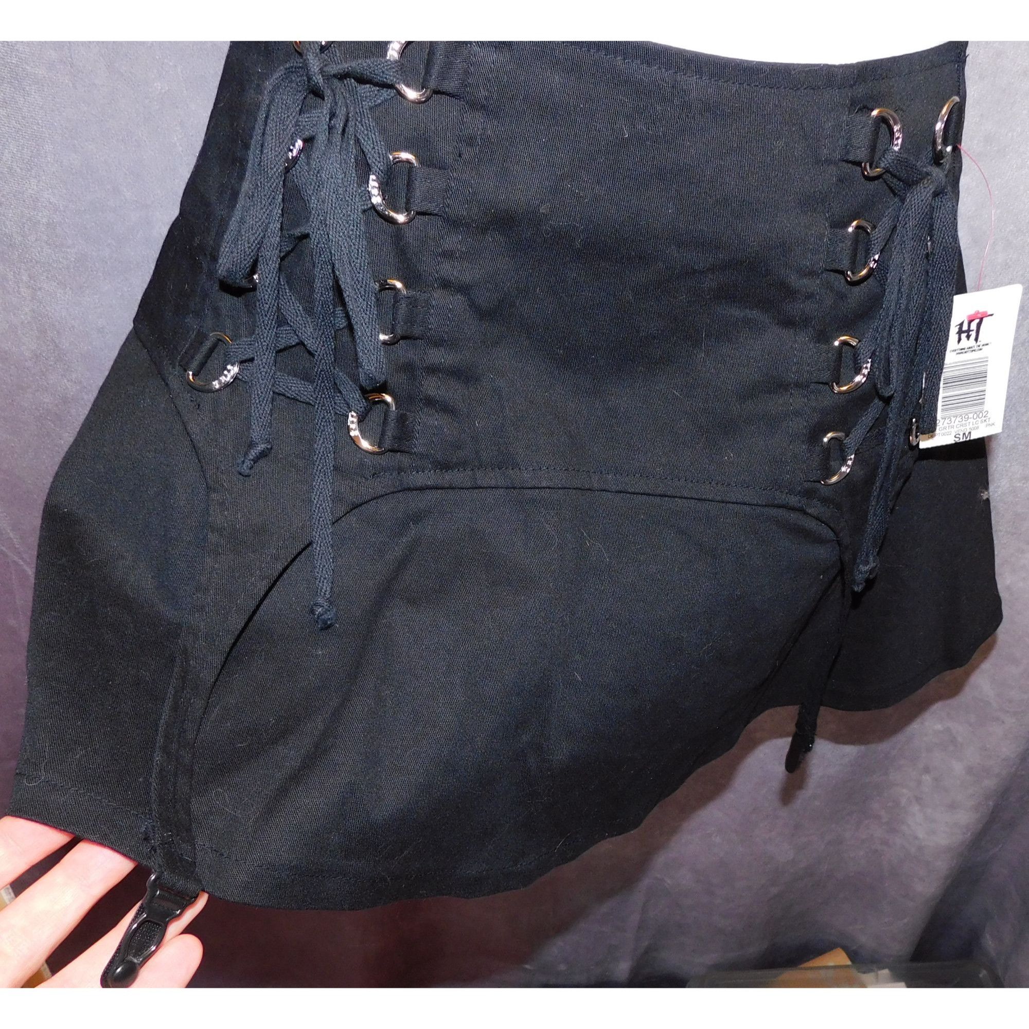 Tripp NYC Tripp Discontinued Gothic Black Double Corset Front Garter S Size 28" / US 6 / IT 42 - 5 Thumbnail