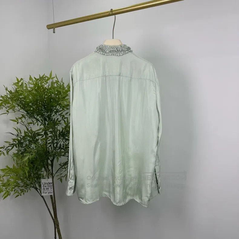 Jil Sander Jil Sander size 36 Palace style ruffled lace shirt Size XXS / US 00 / IT 34 - 3 Thumbnail