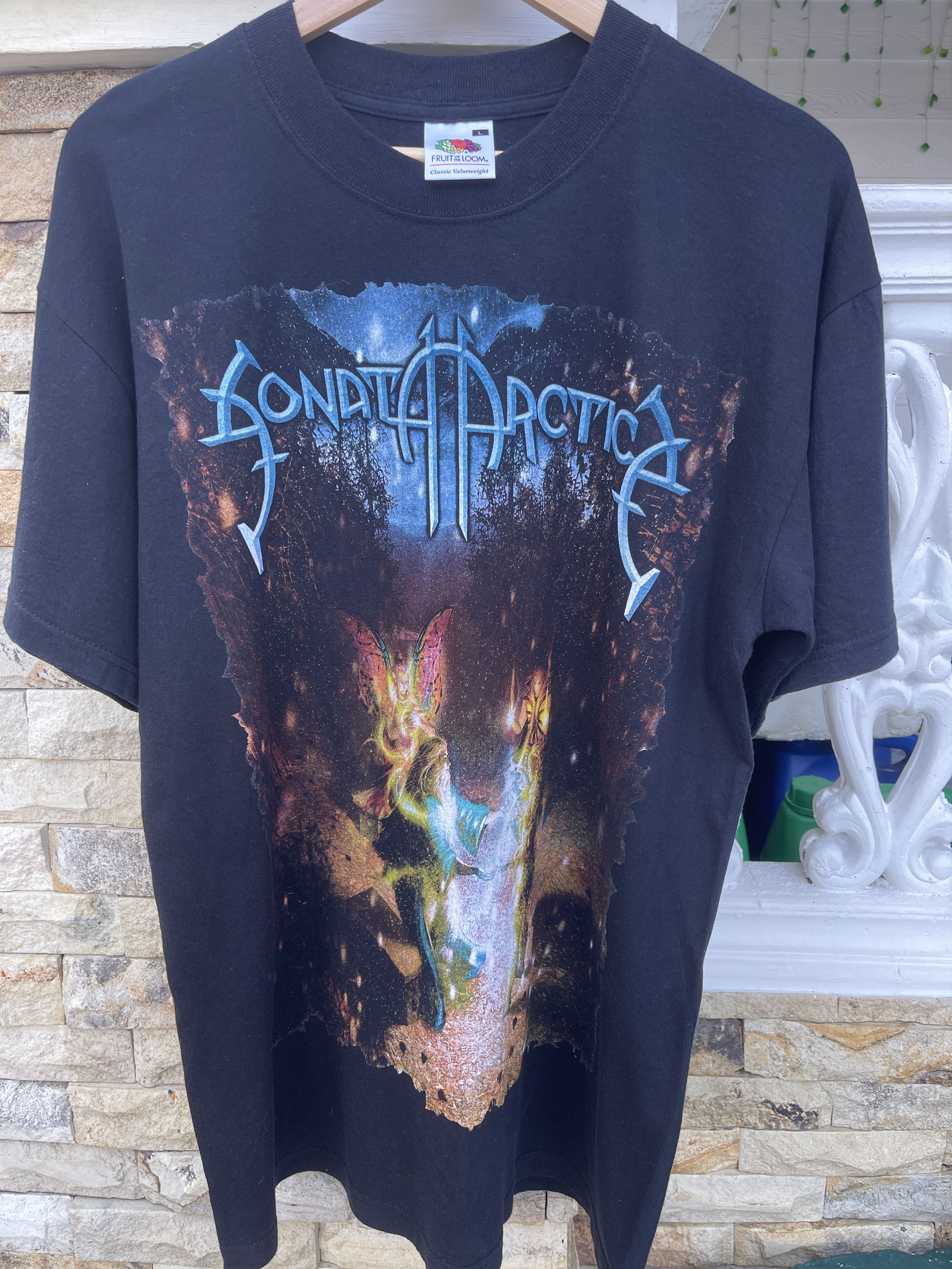 Band Tees Last Drop🔥Rare🔥Vintage Sonata Artica Metal Band T-Shirt Size US L / EU 52-54 / 3 - 1 Thumbnail