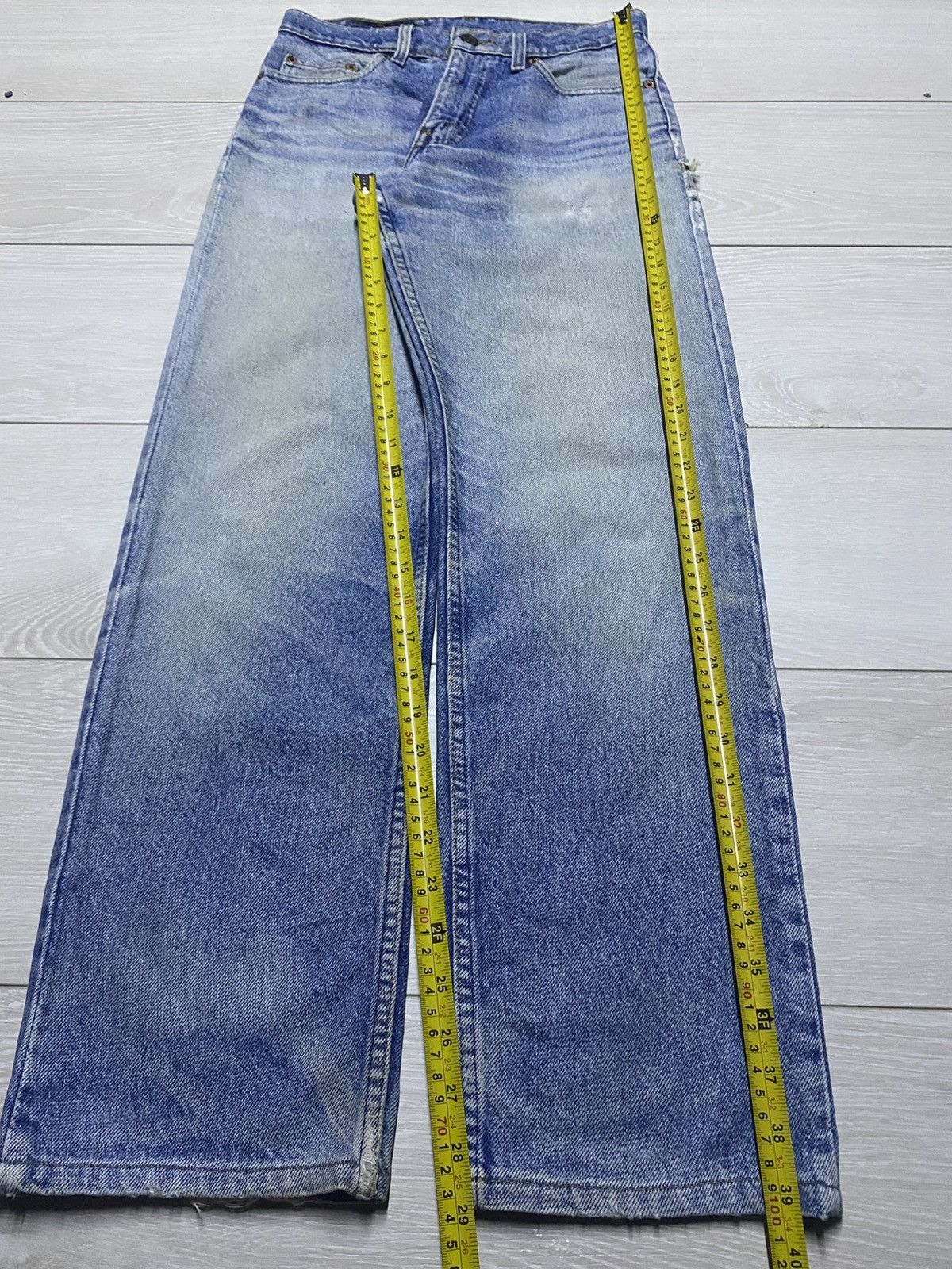 Levi's Vintage Levis 510 90s Faded Wash Tappered Leg Jeans Size US 28 / EU 44 - 15 Thumbnail