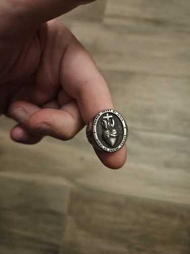 Other Heart Cross Ring Size ONE SIZE - 1 Thumbnail